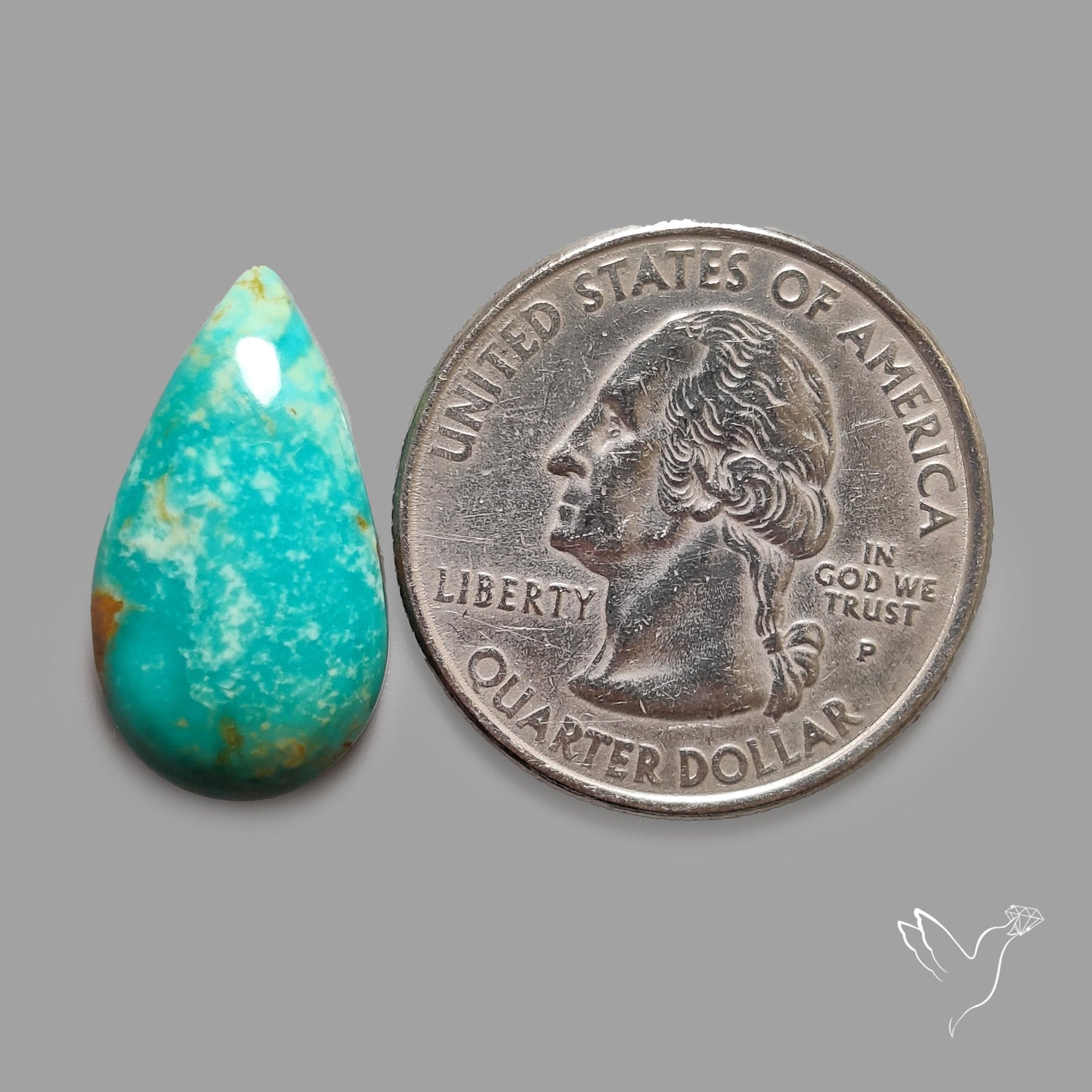 Rare Arizona Patogonia Turquoise Cabochon