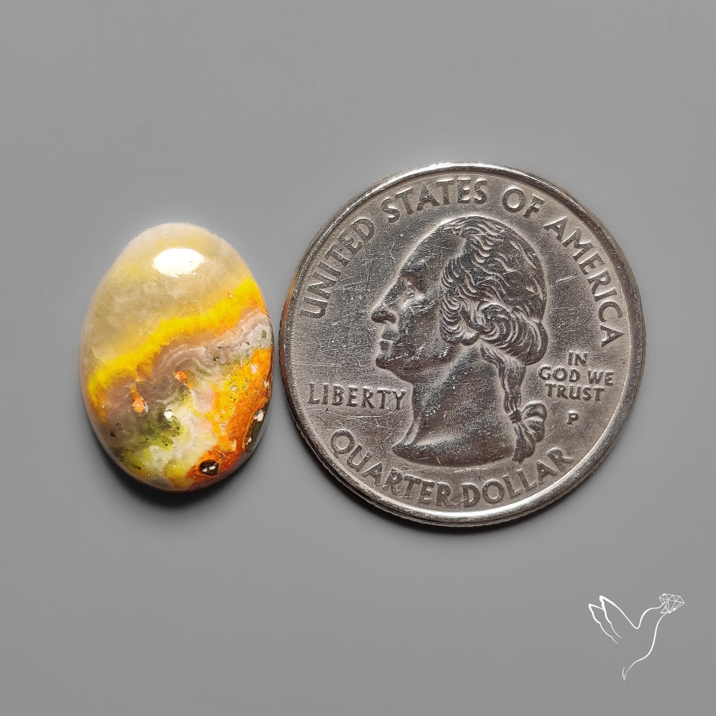 Bumble Bee Jasper Cabochon