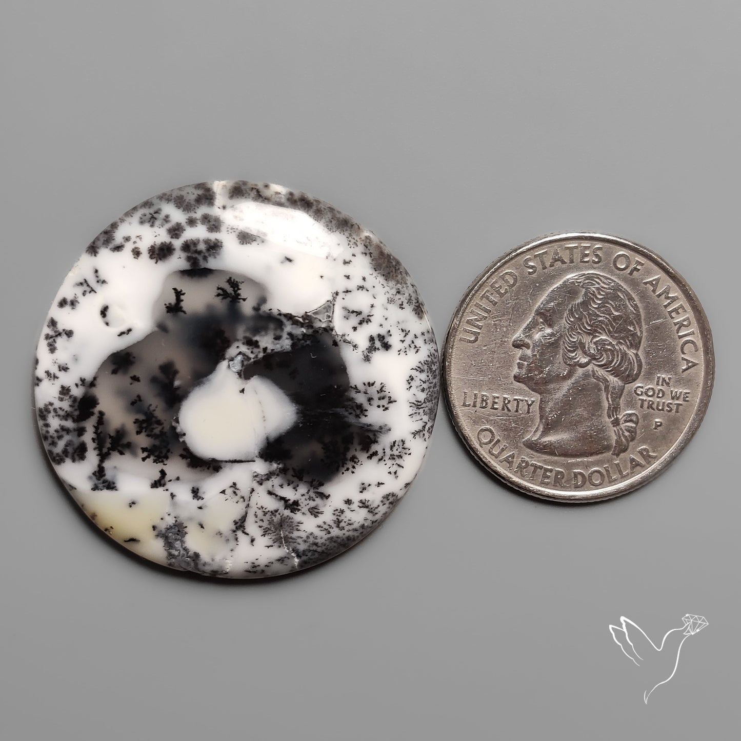 Dendritic Agate Cabochon