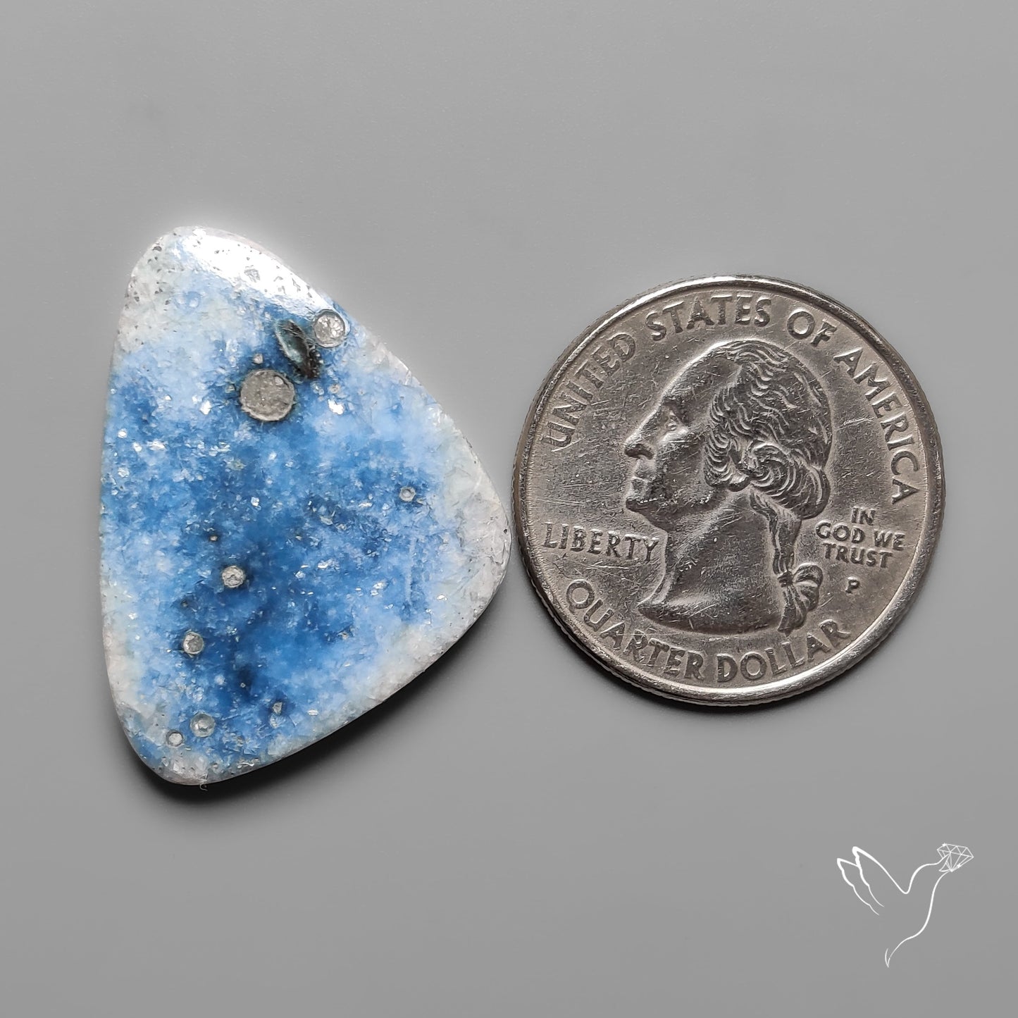 Blue Ice Glacierite Cabochon