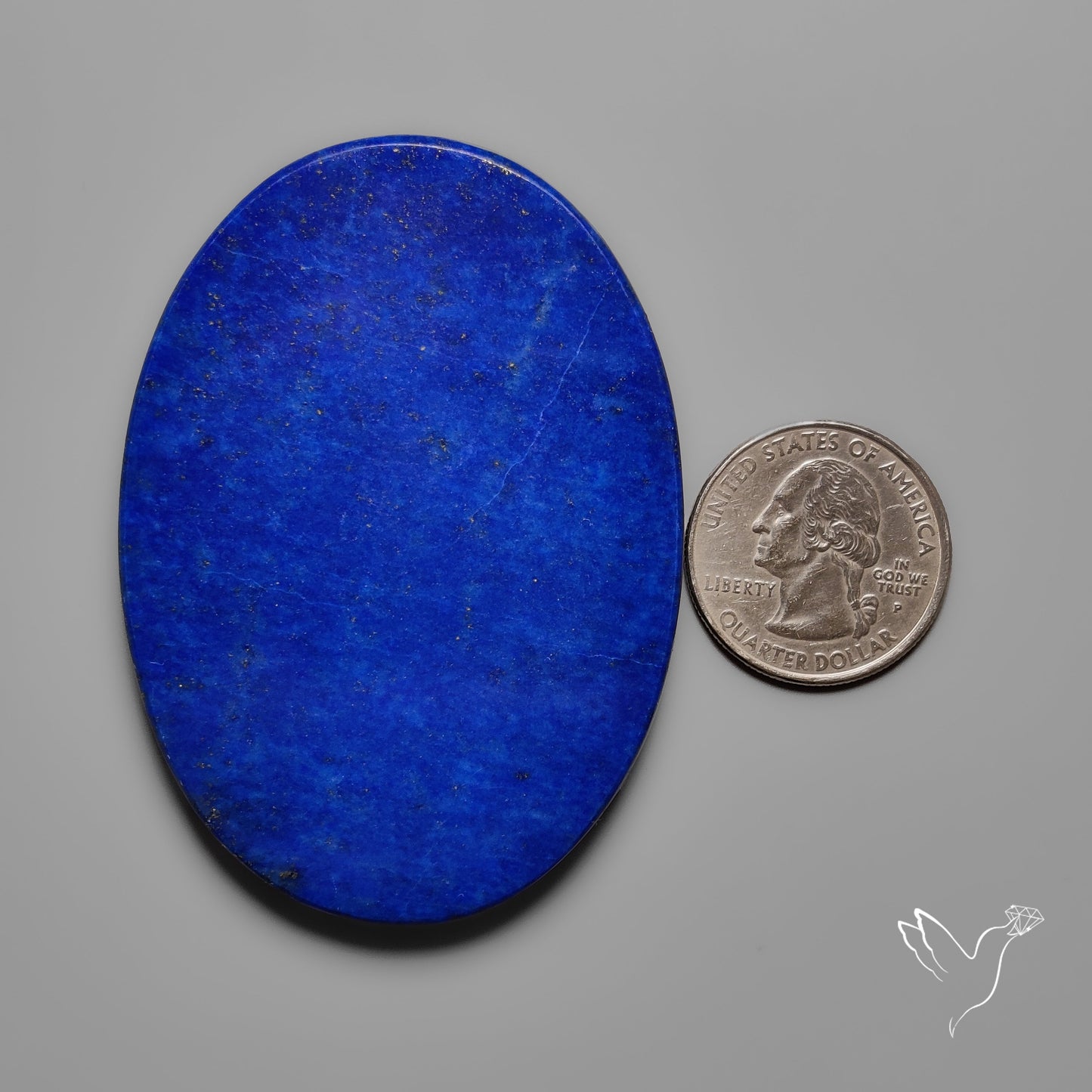 Flawless Large Lapis Lazuli Cabochon