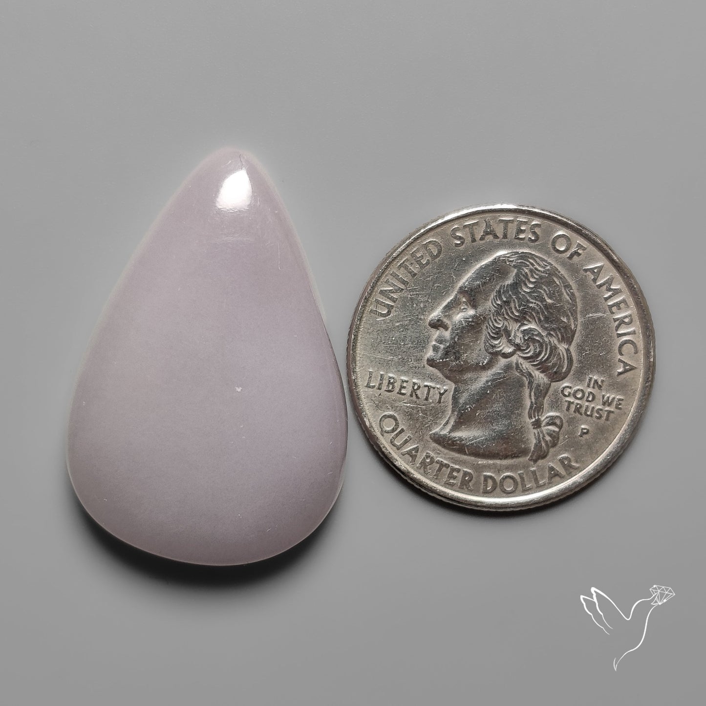 Yttrium Fluorite Cabochon