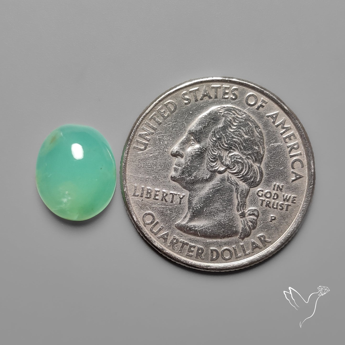 Tanzanian Prase Opal Cabochon