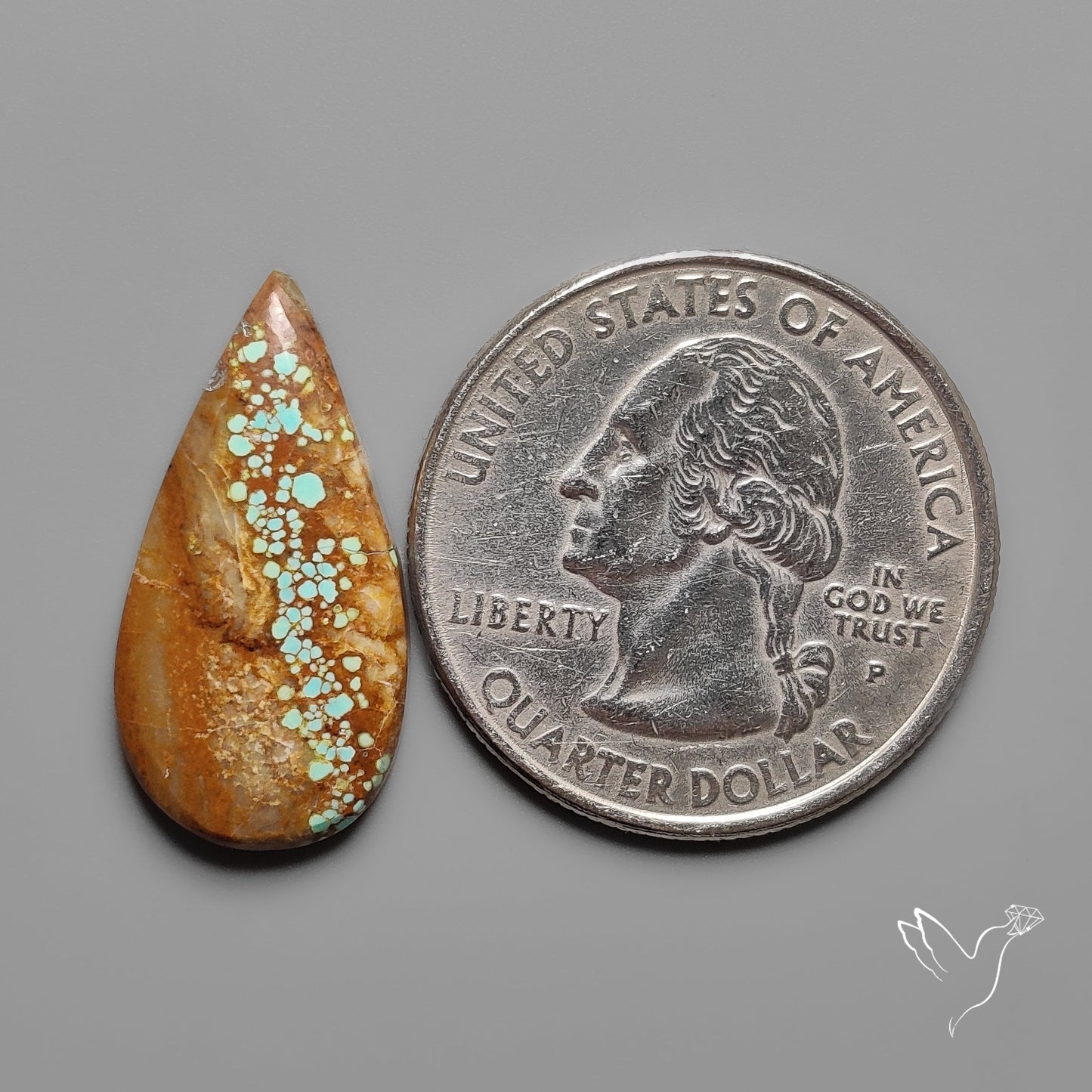 Number 8 Mines Turquoise Cabochon