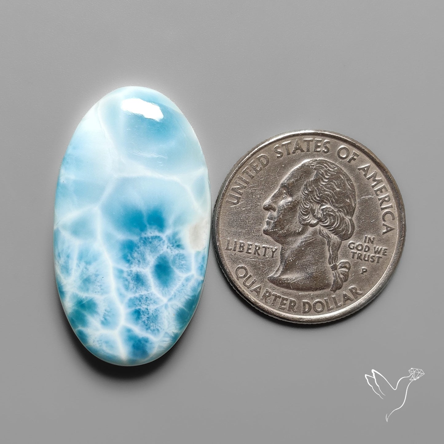 Larimar Cabochon