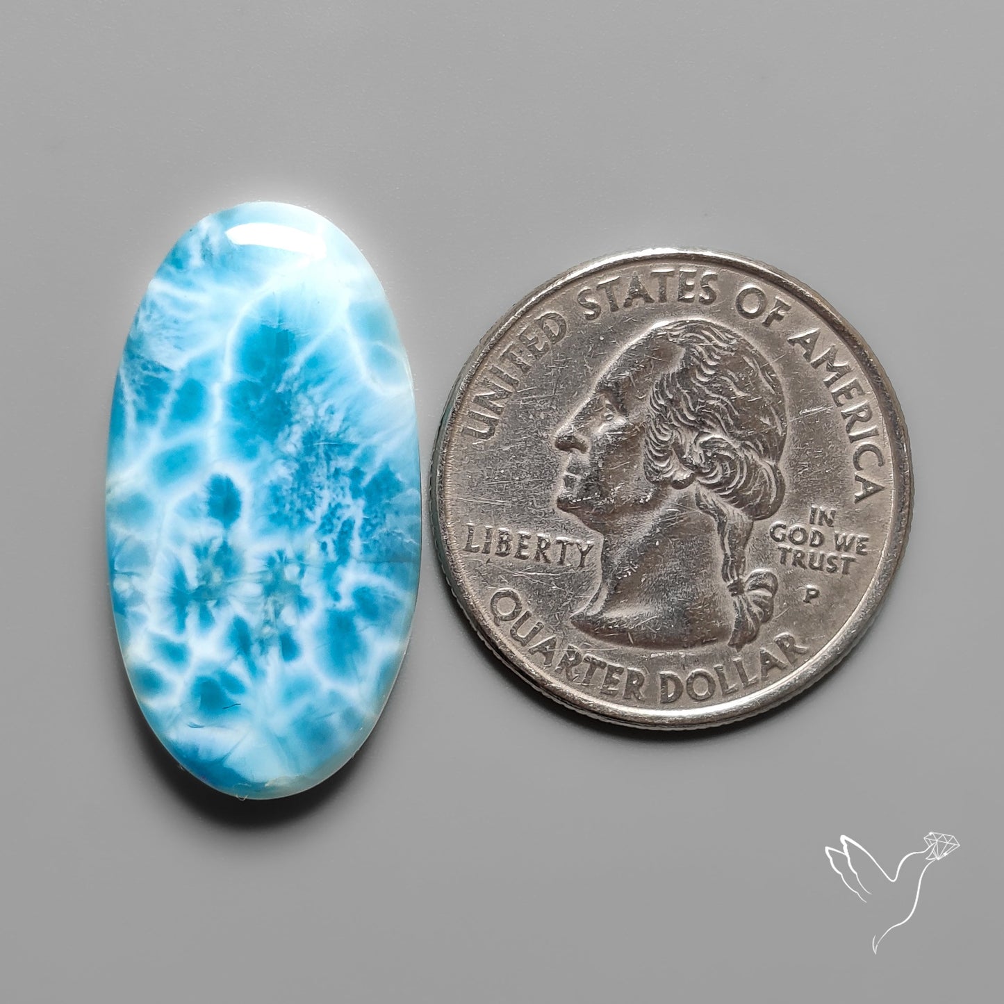 Larimar Cabochon