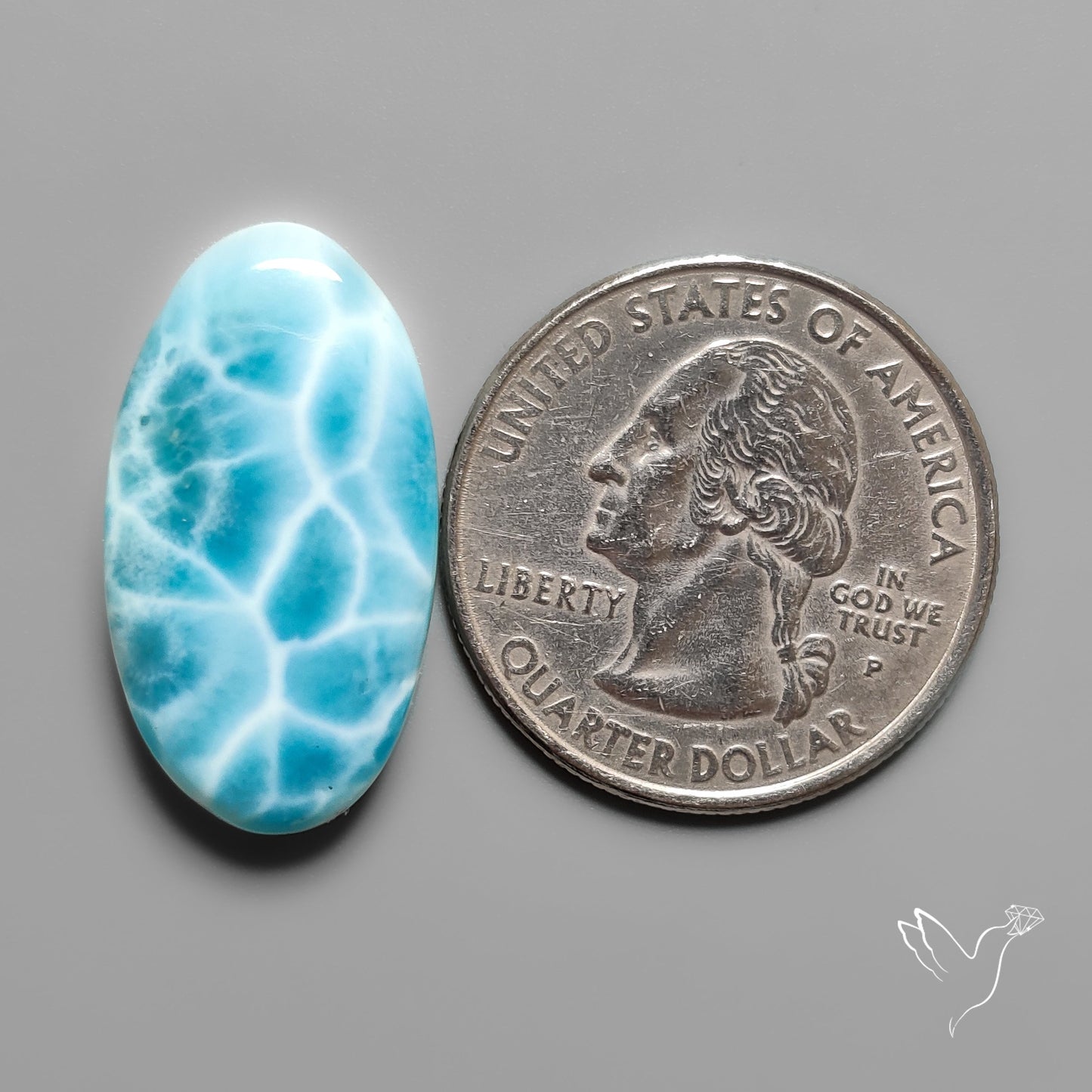 Larimar Cabochon