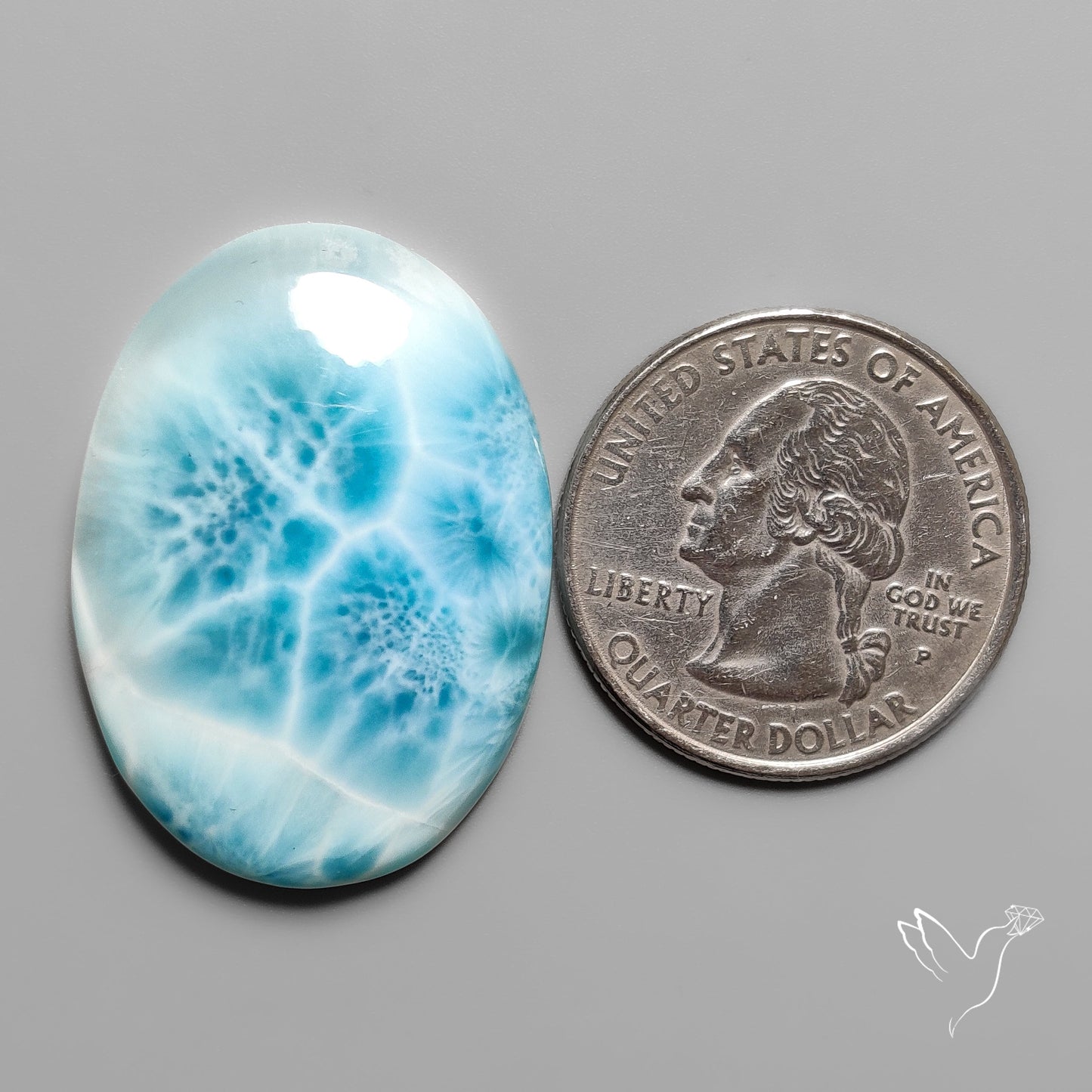 Larimar Cabochon