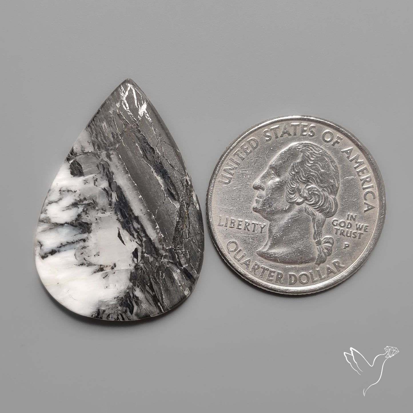 White Buffalo Turquoise Cabochon