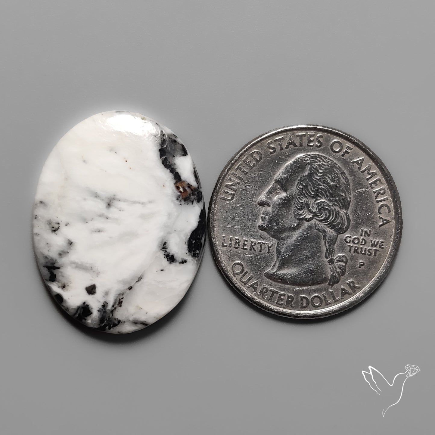 White Buffalo Turquoise Cabochon