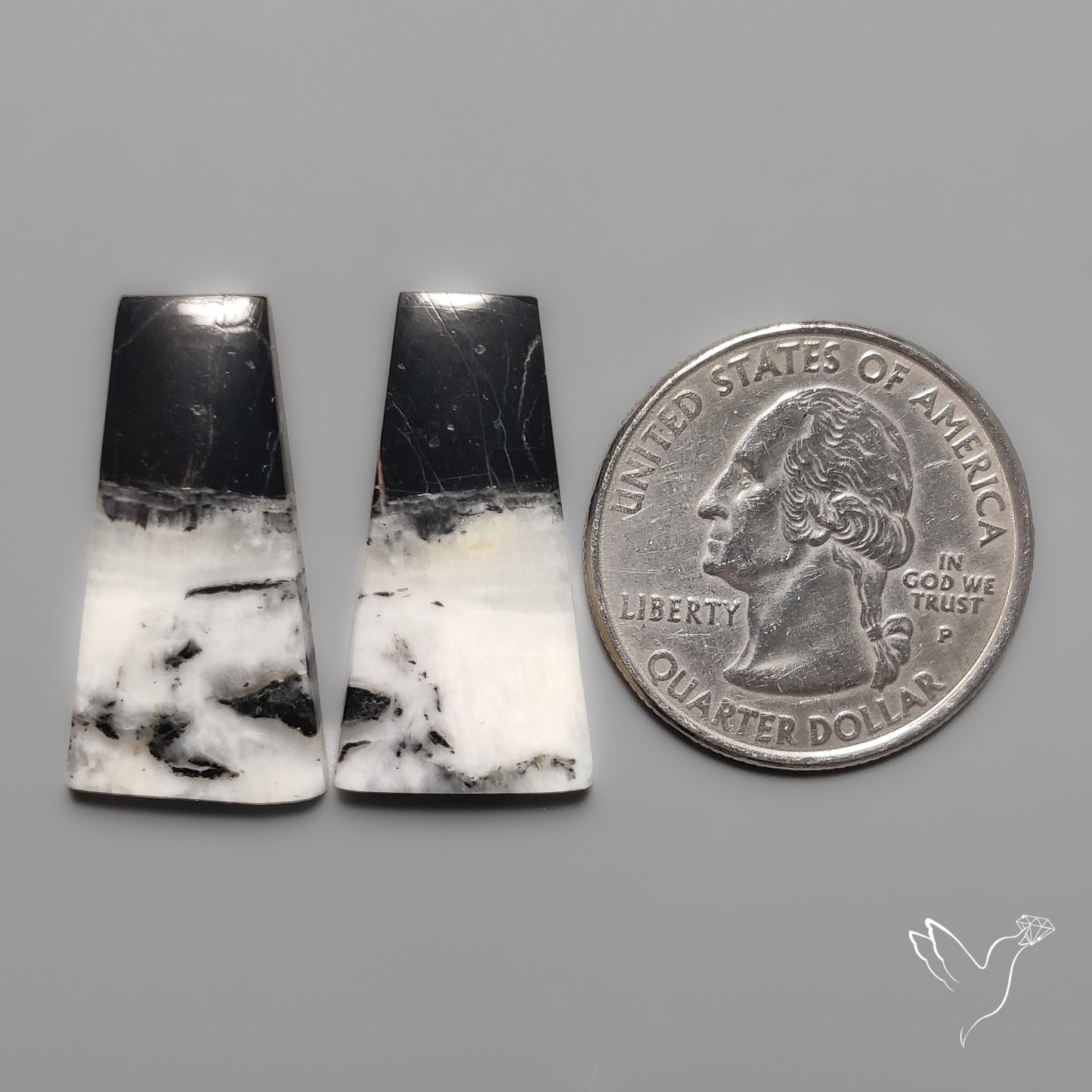 White Buffalo Turquoise Pair