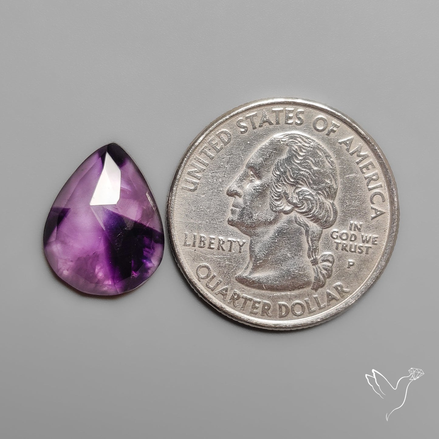 Rose Cut Trapiche Amethyst