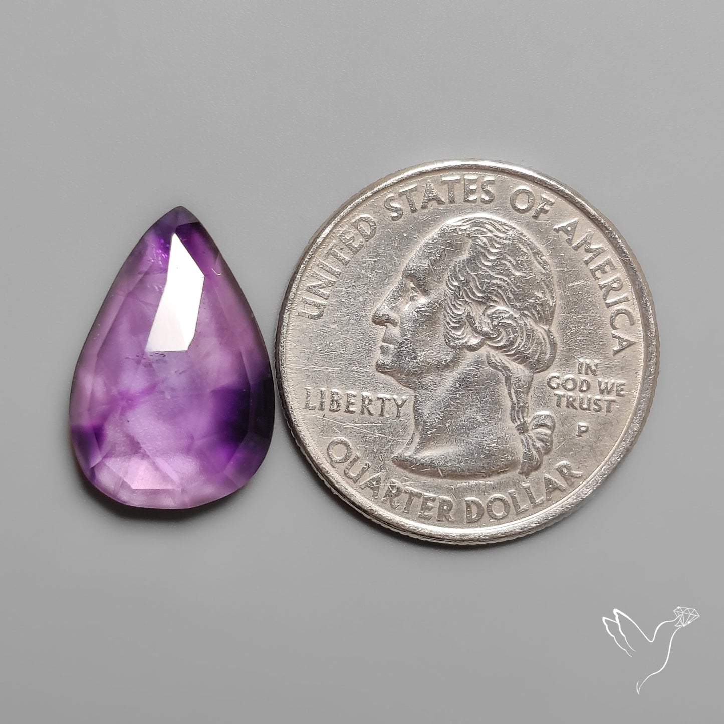 Rose Cut Trapiche Amethyst