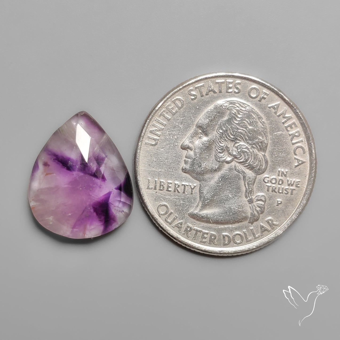 Rose Cut Trapiche Amethyst