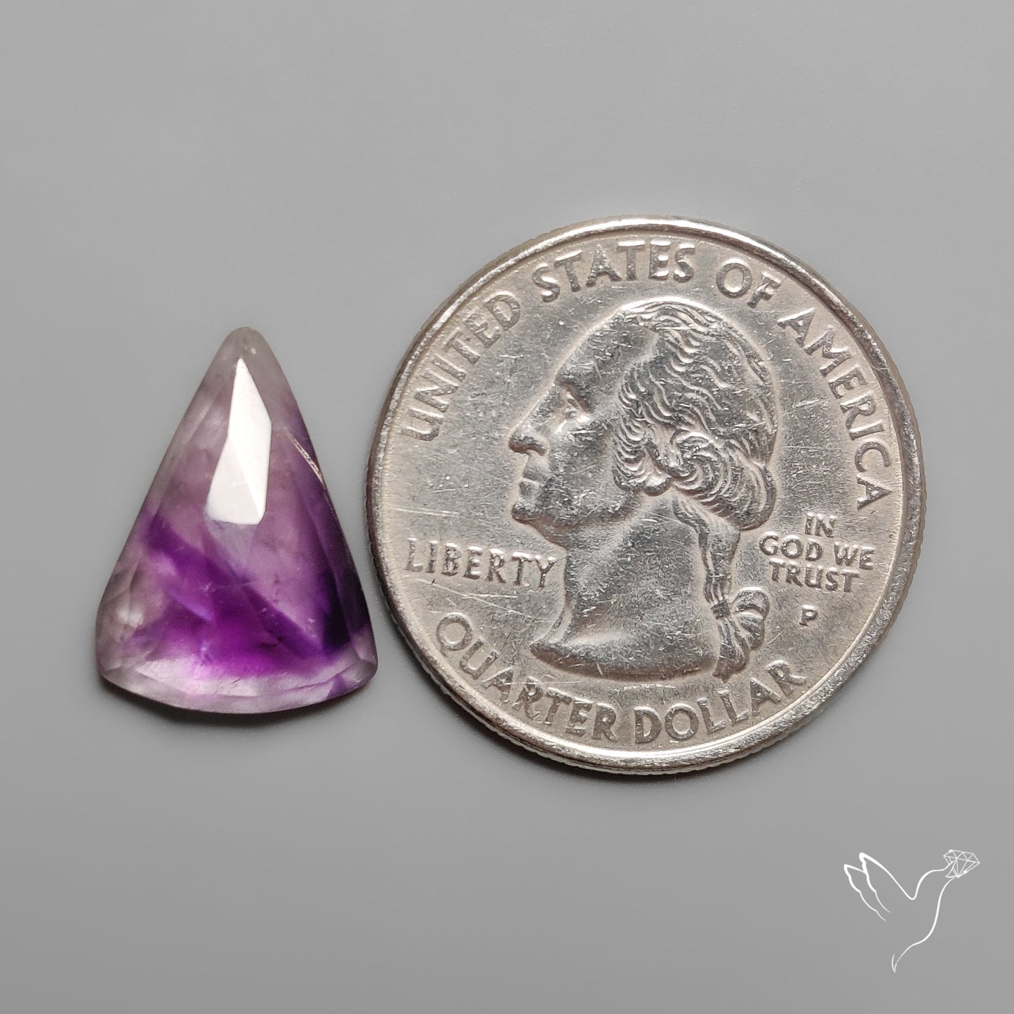 Rose Cut Trapiche Amethyst