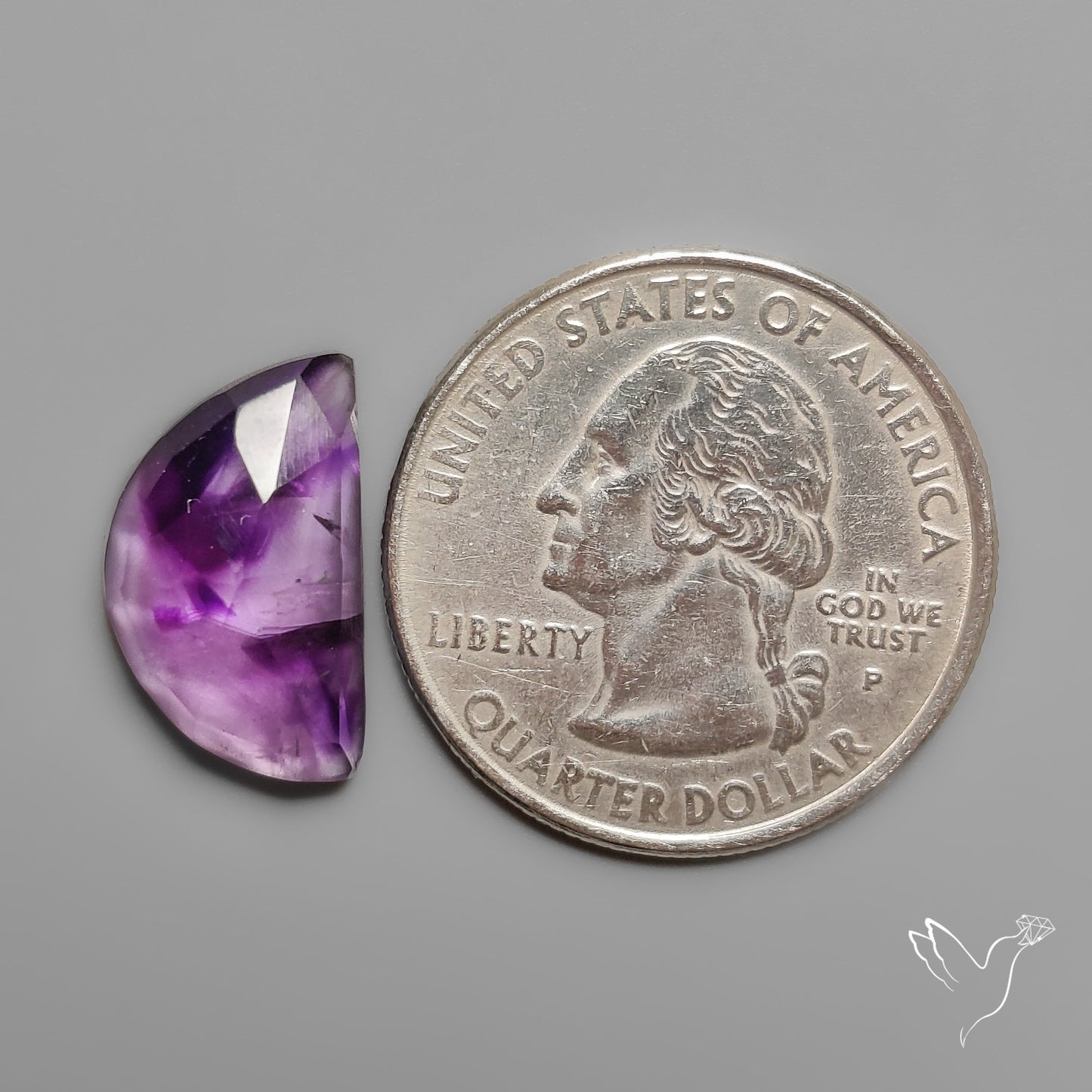 Rose Cut Trapiche Amethyst