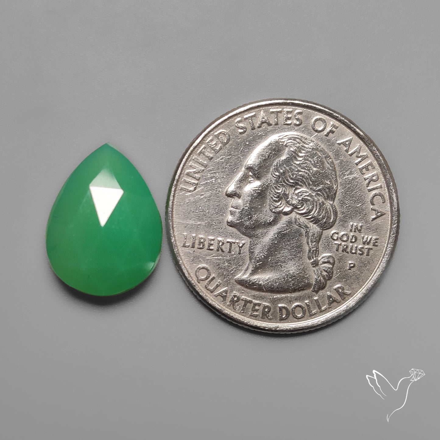 Rose Cut Gemmy Chrysoprase