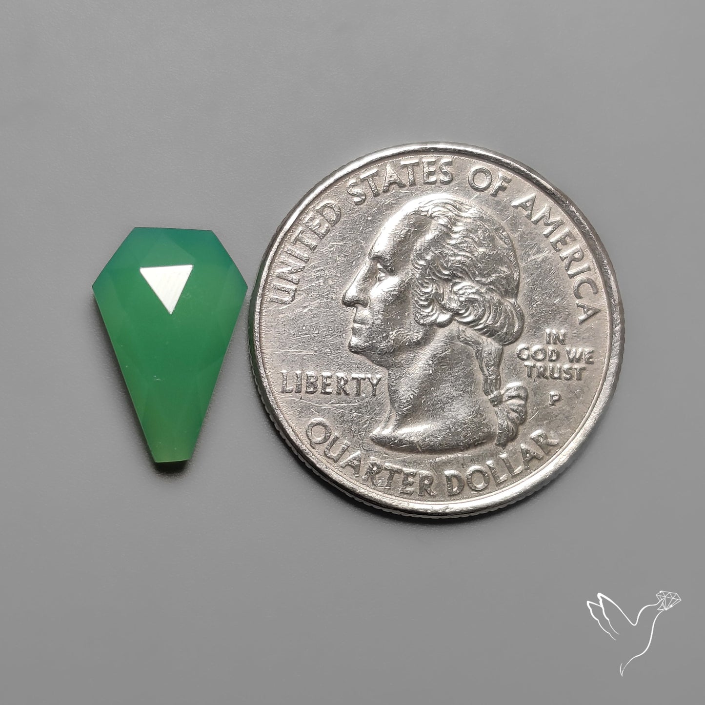 Rose Cut Gemmy Chrysoprase