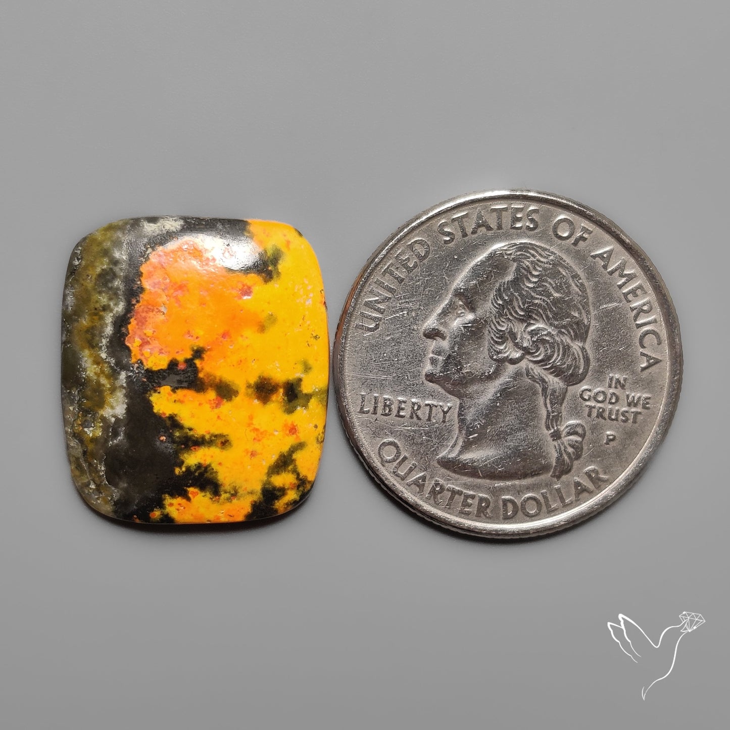 Bumble Bee Jasper Cabochon