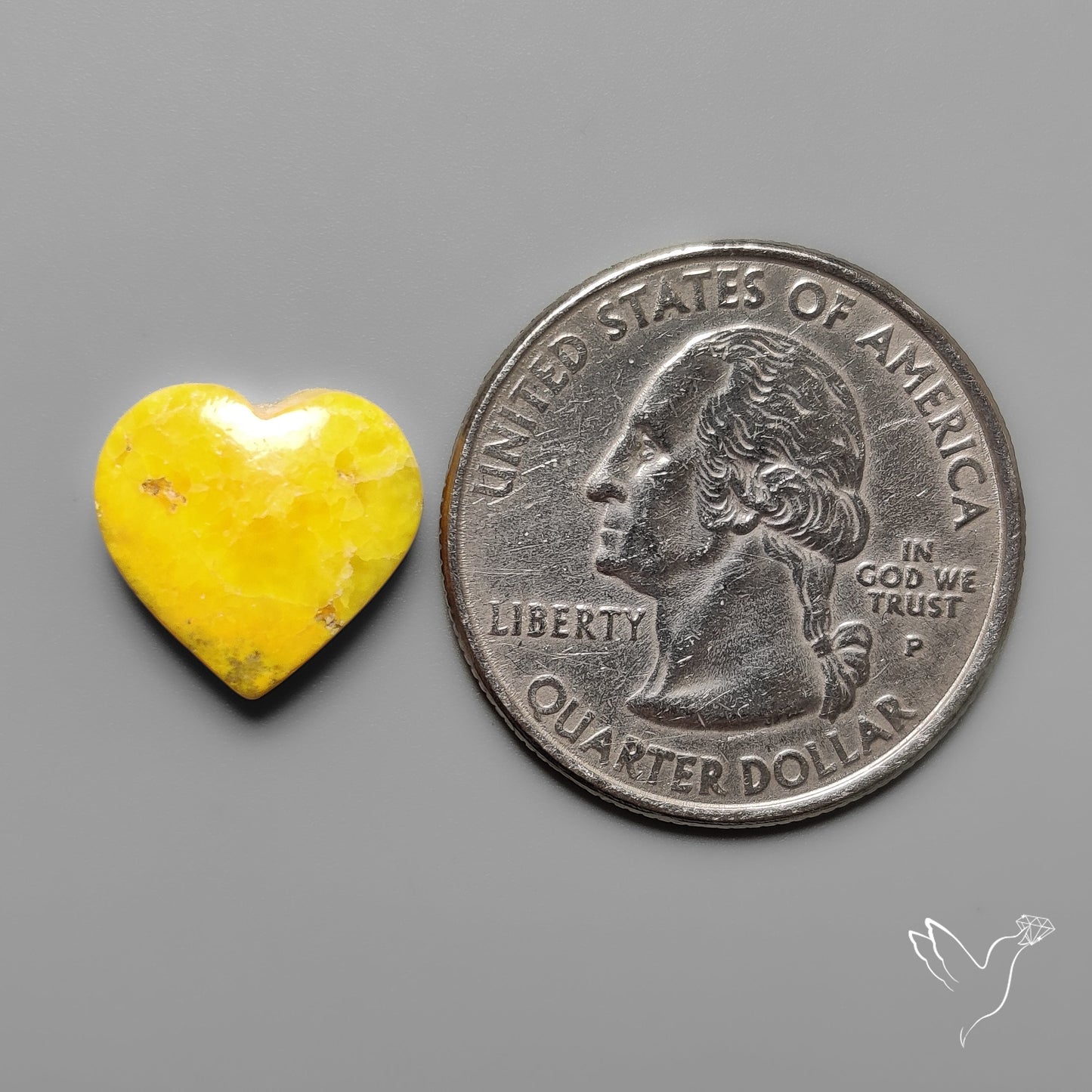 Bumble Bee Jasper Heart