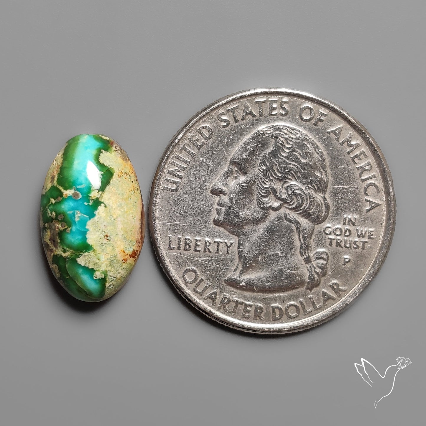 Sonoran Gold Turquoise Cabochon Rare
