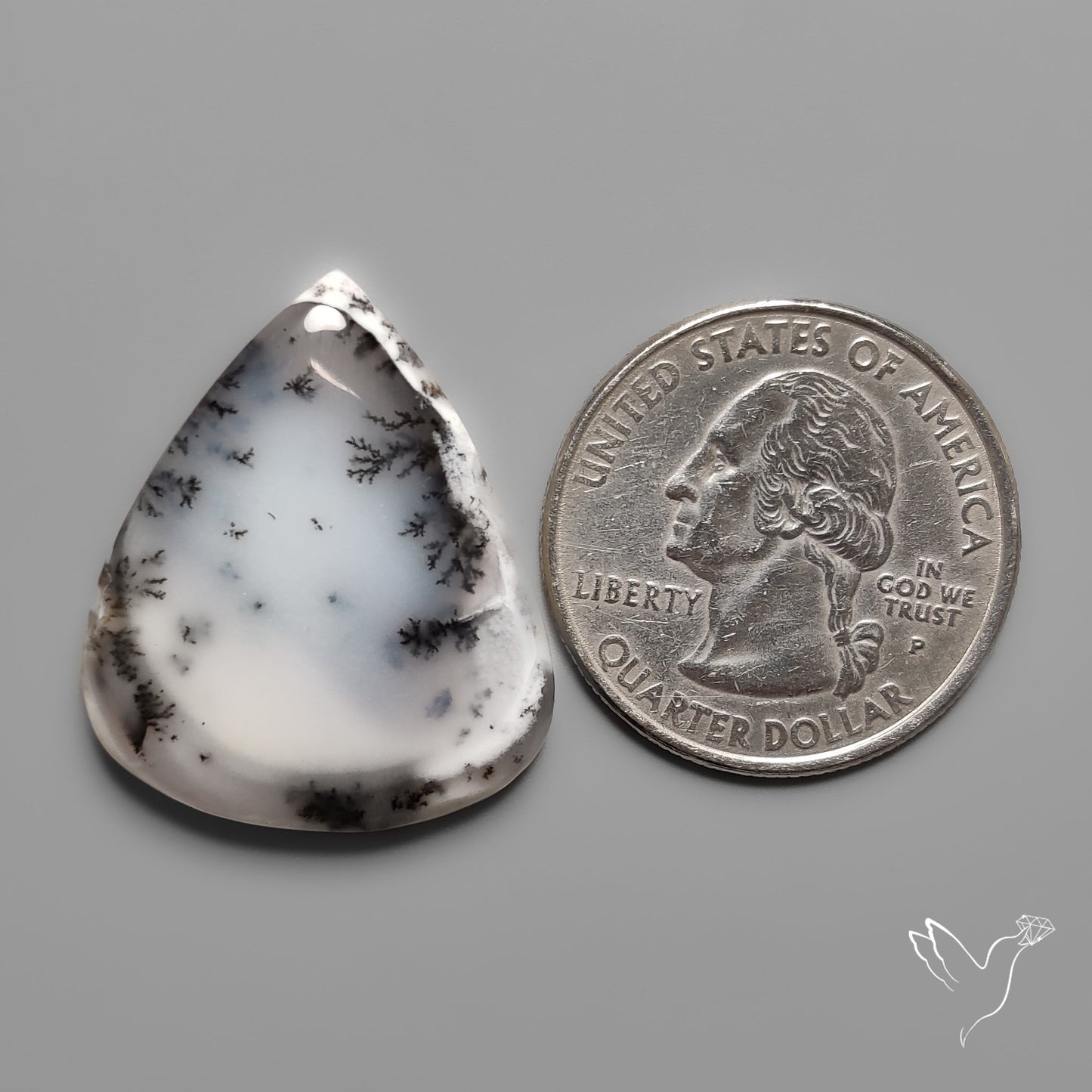 Dendritic Agate Cabochon