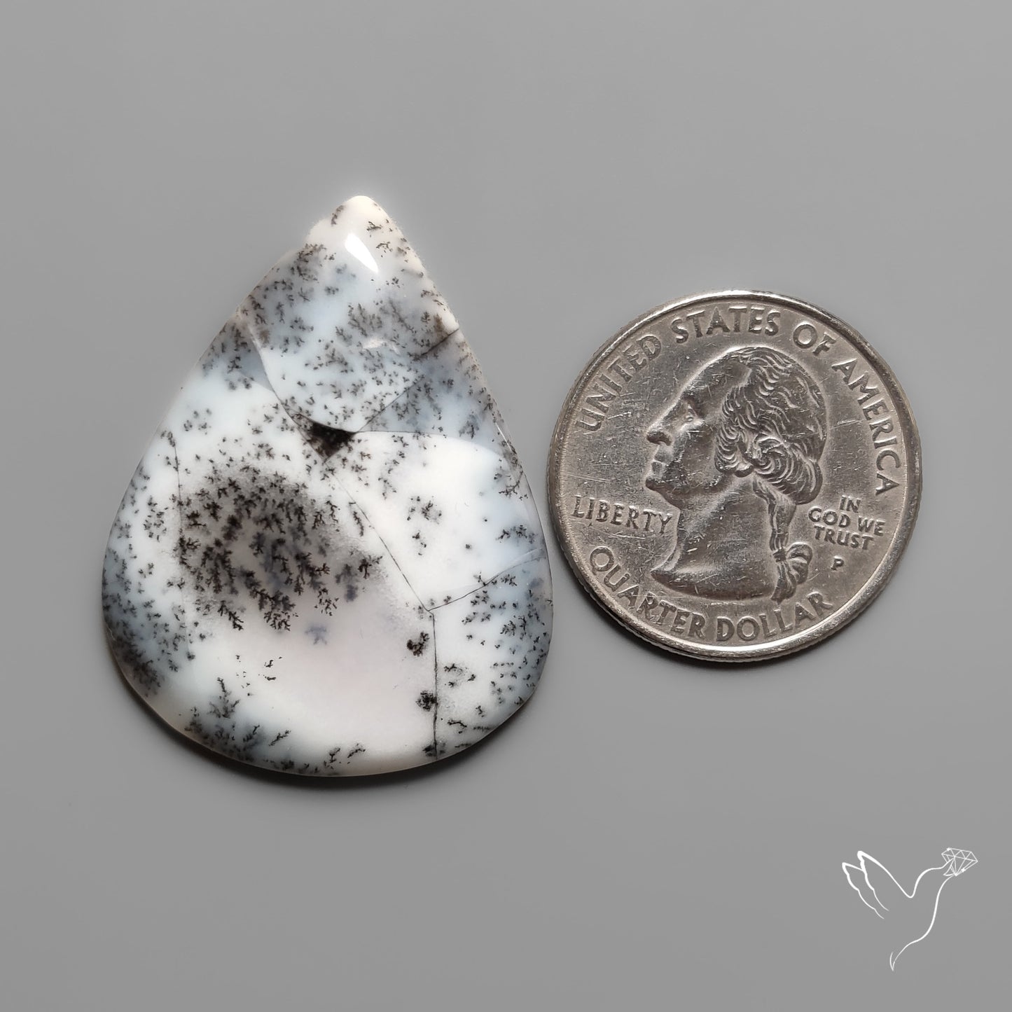 Dendritic Agate Cabochon