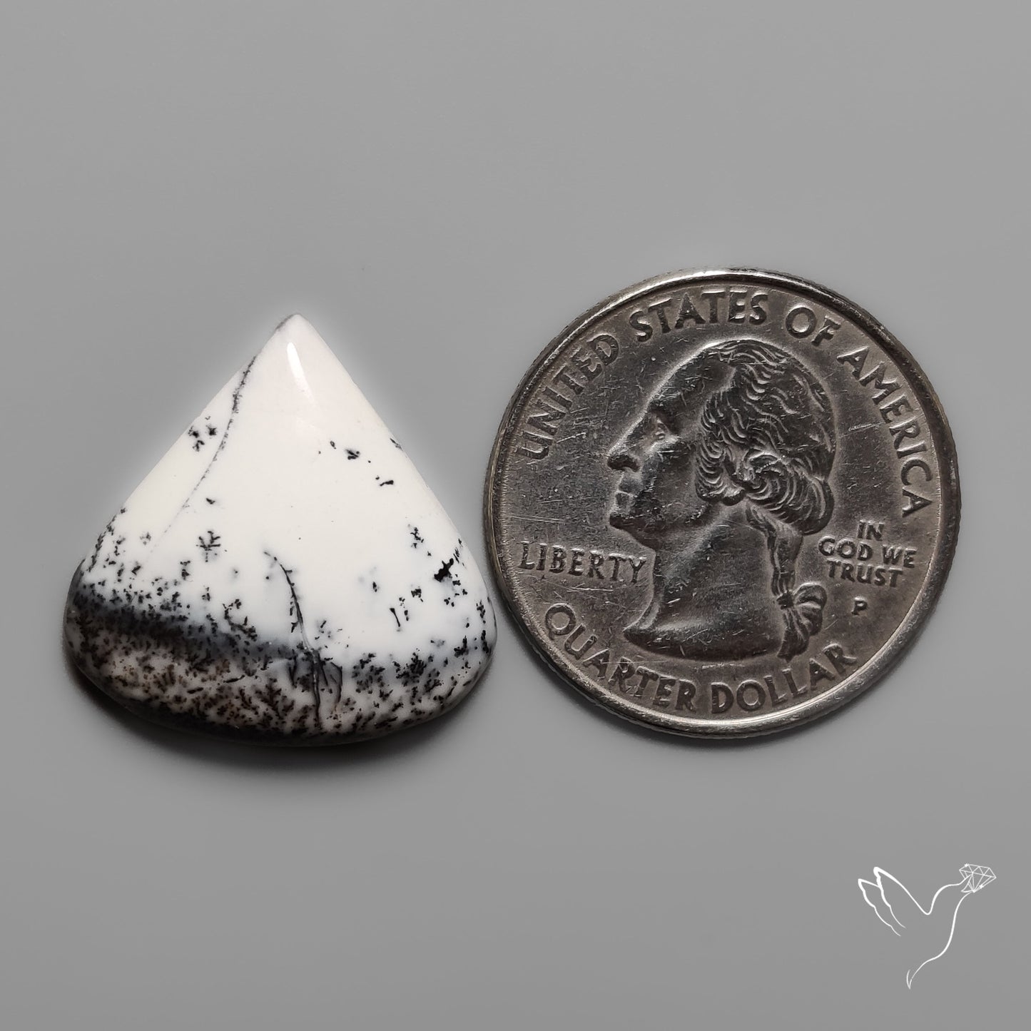 Dendritic Agate Cabochon