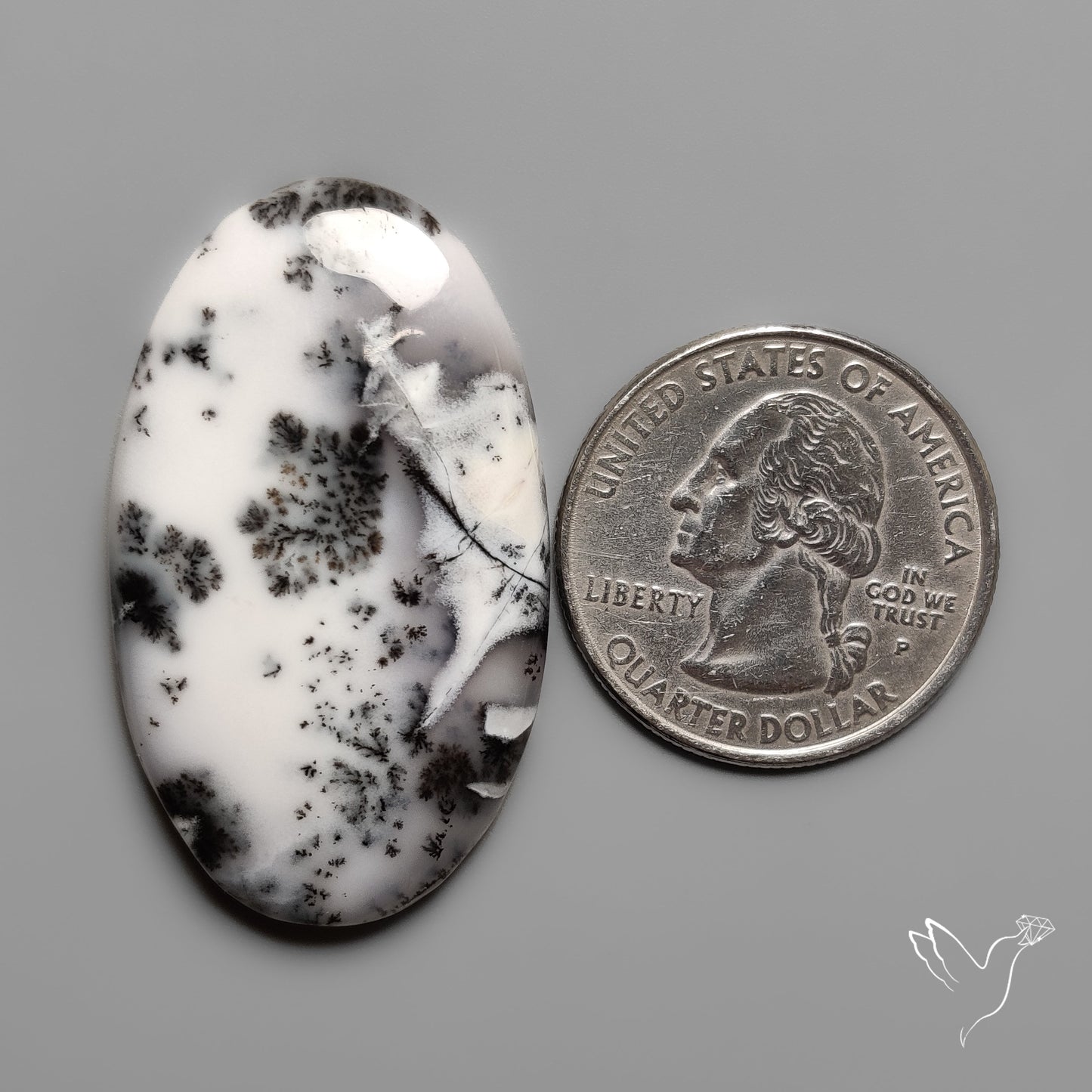 Dendritic Agate Cabochon