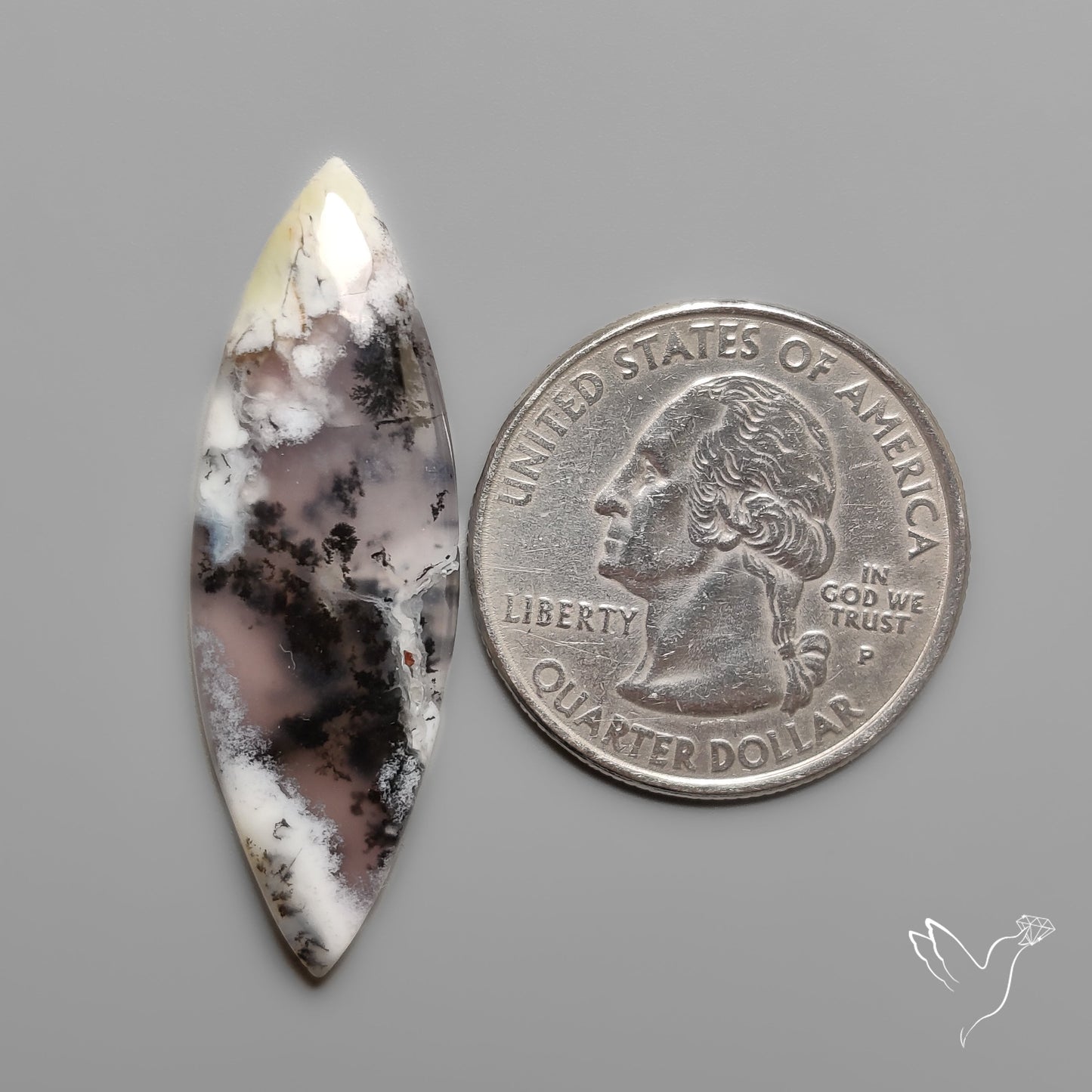 Dendritic Agate Cabochon