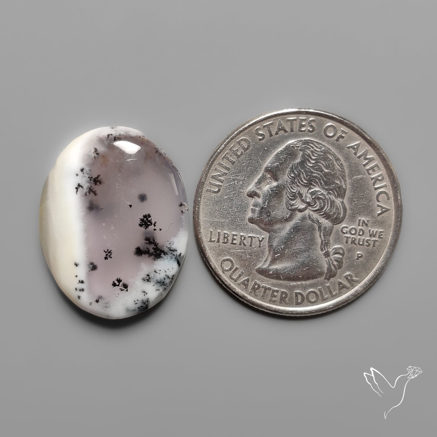 Dendritic Agate Cabochon