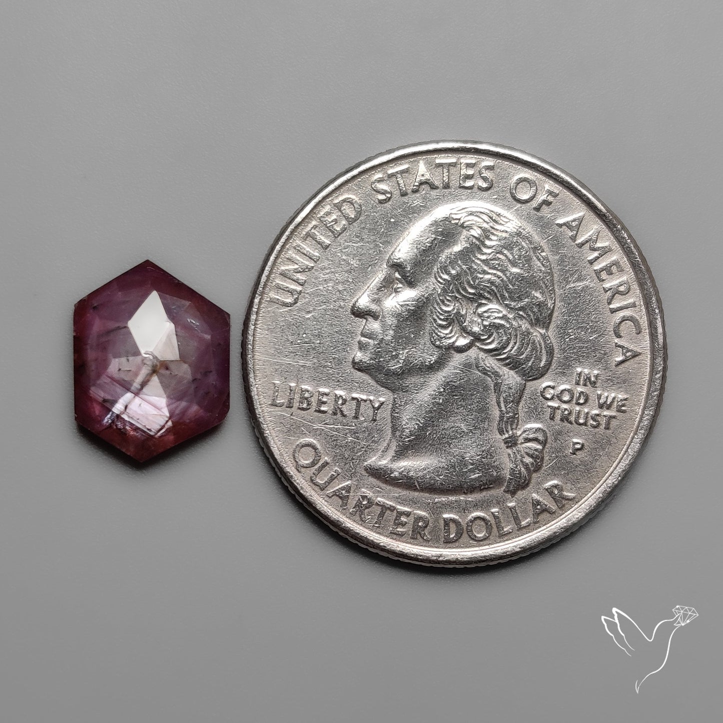 Rose Cut Guinea Flashy Ruby