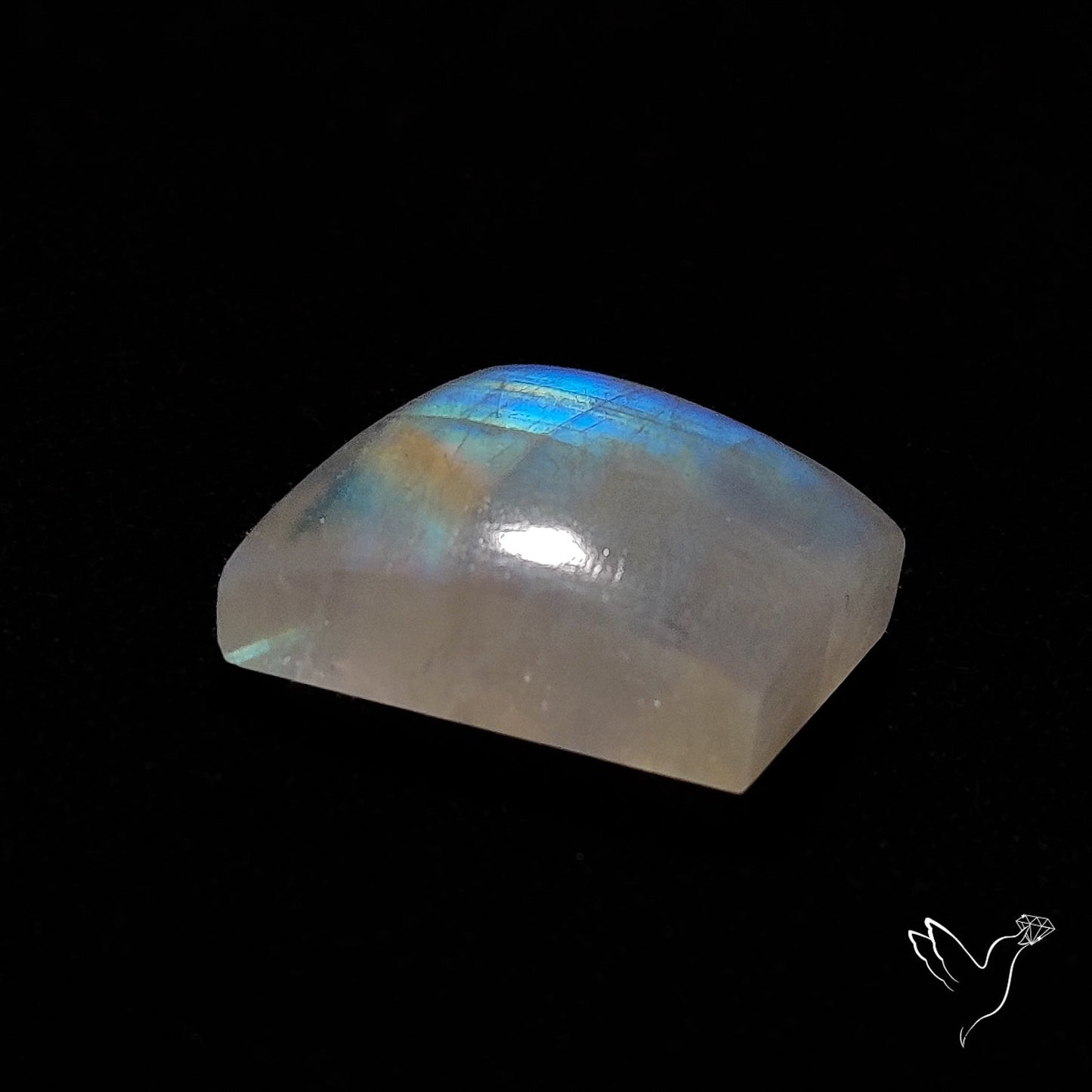 Rainbow Moonstone Cabochon