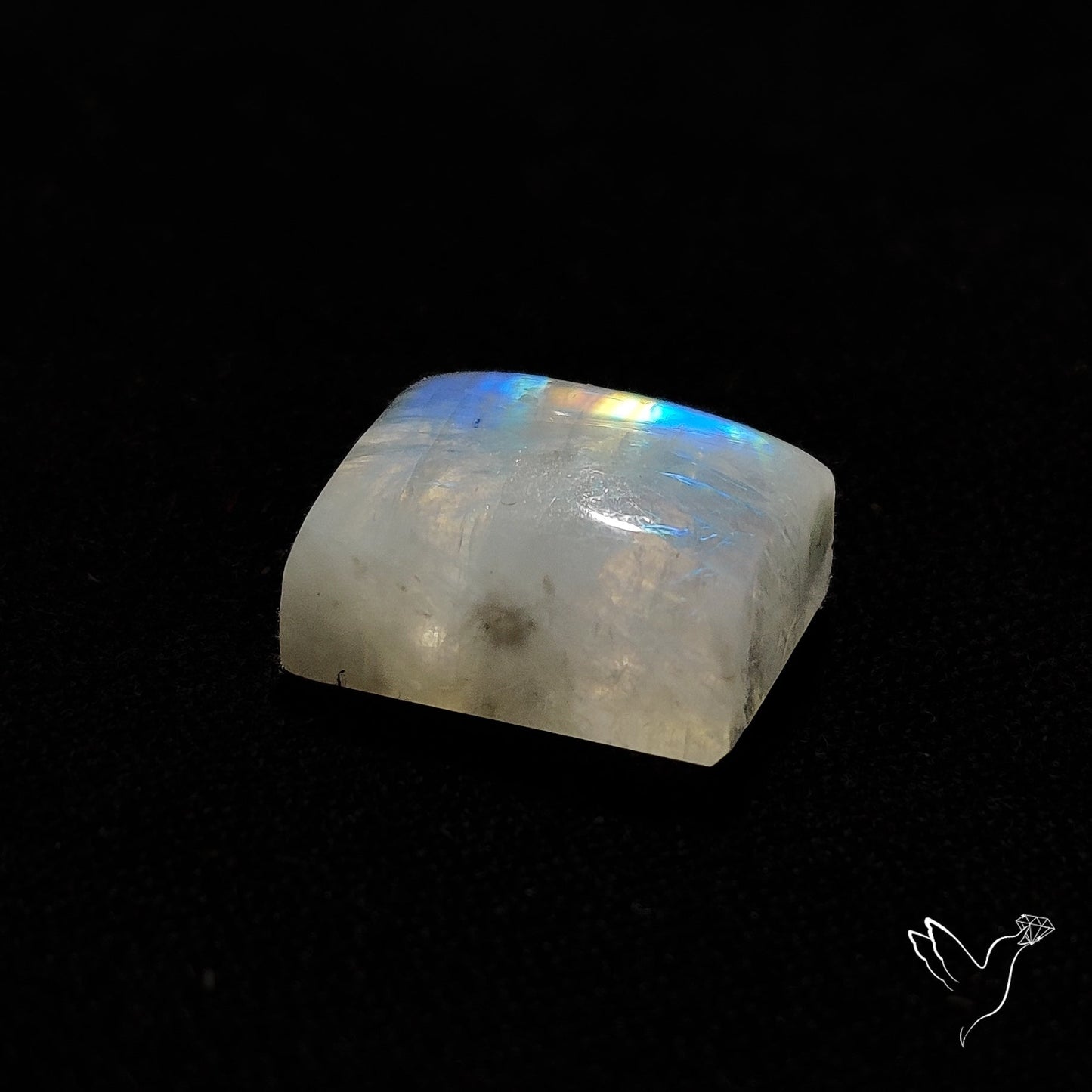 Rainbow Moonstone Cabochon