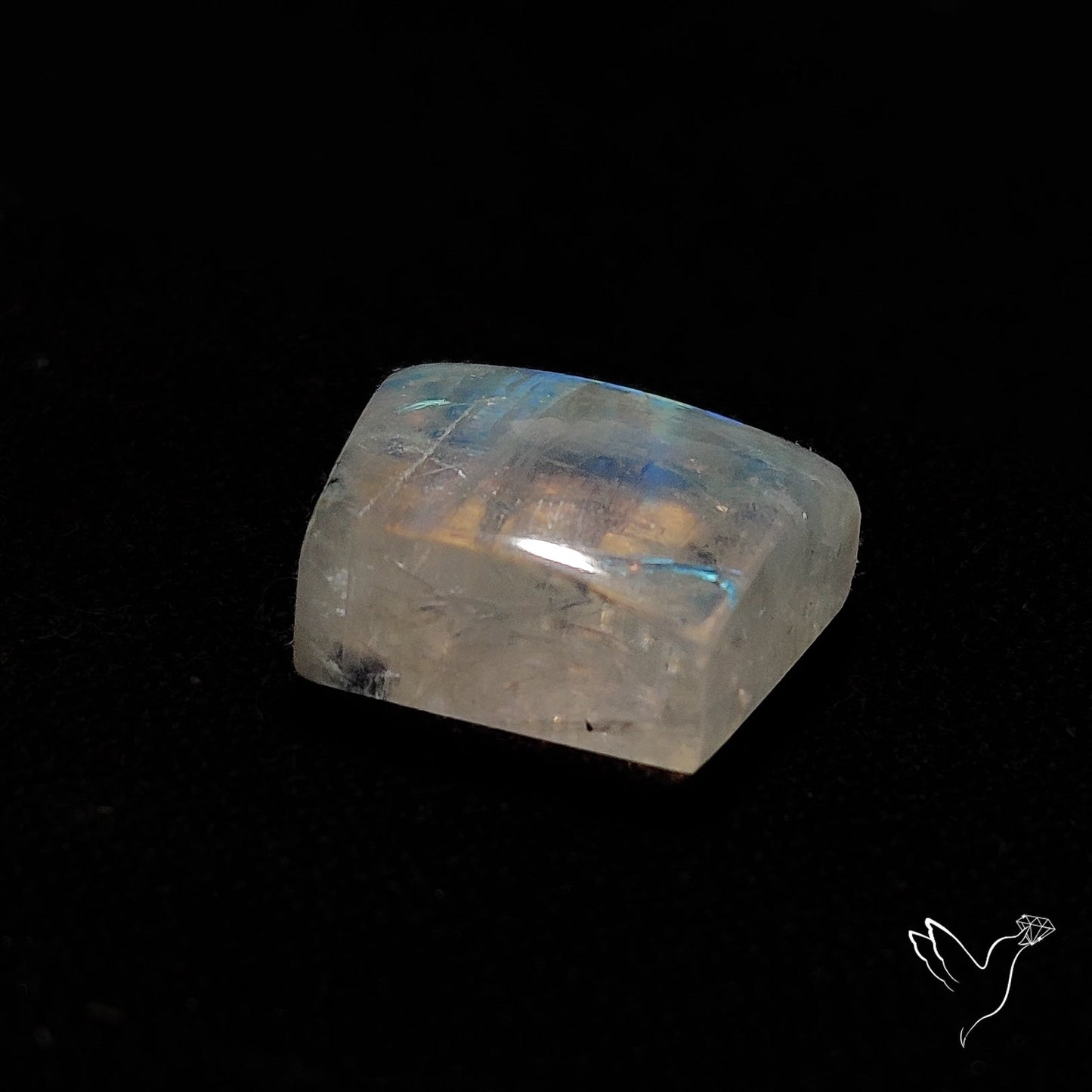 Rainbow Moonstone Cabochon