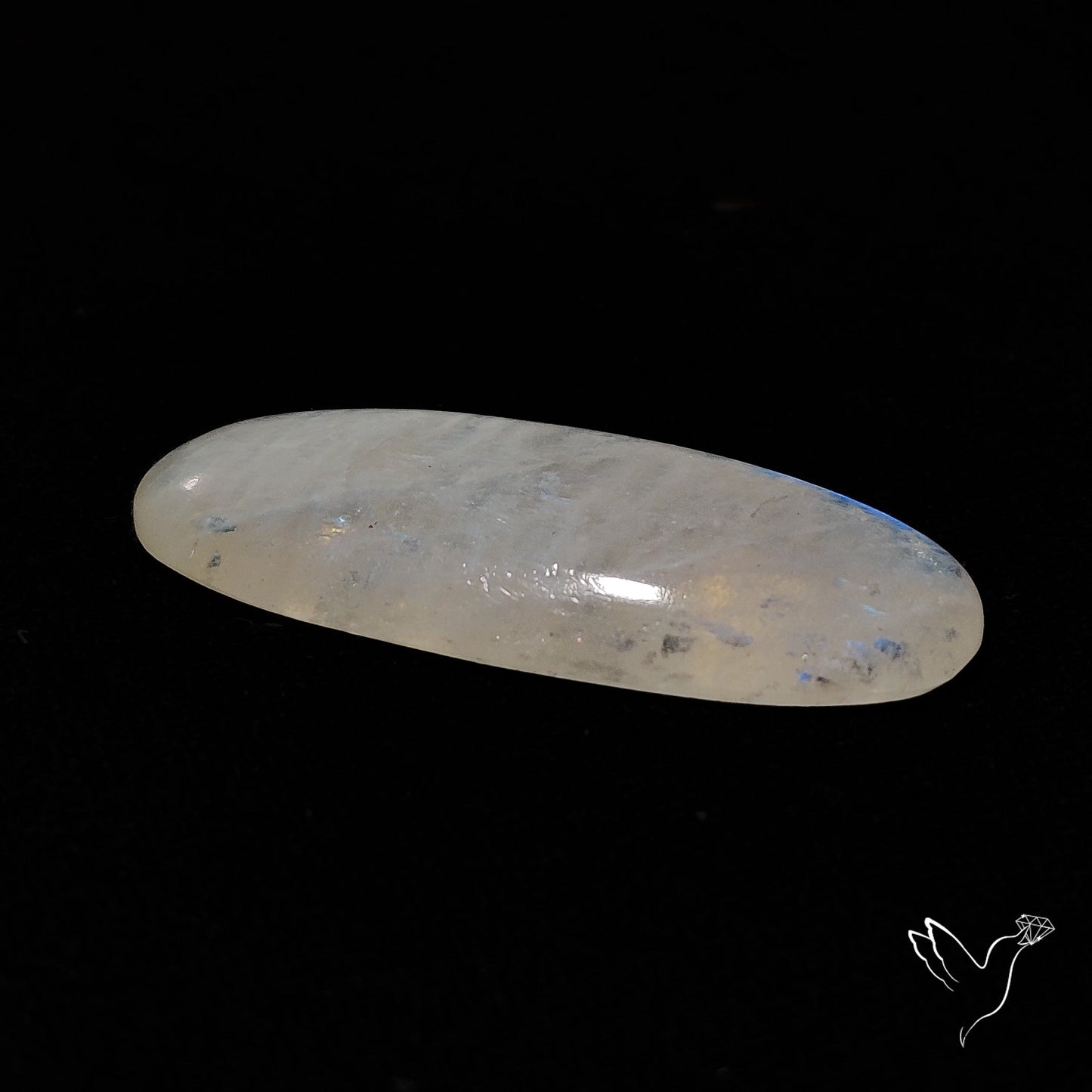 Belomorite Blue Moonstone Cabochon from Russia
