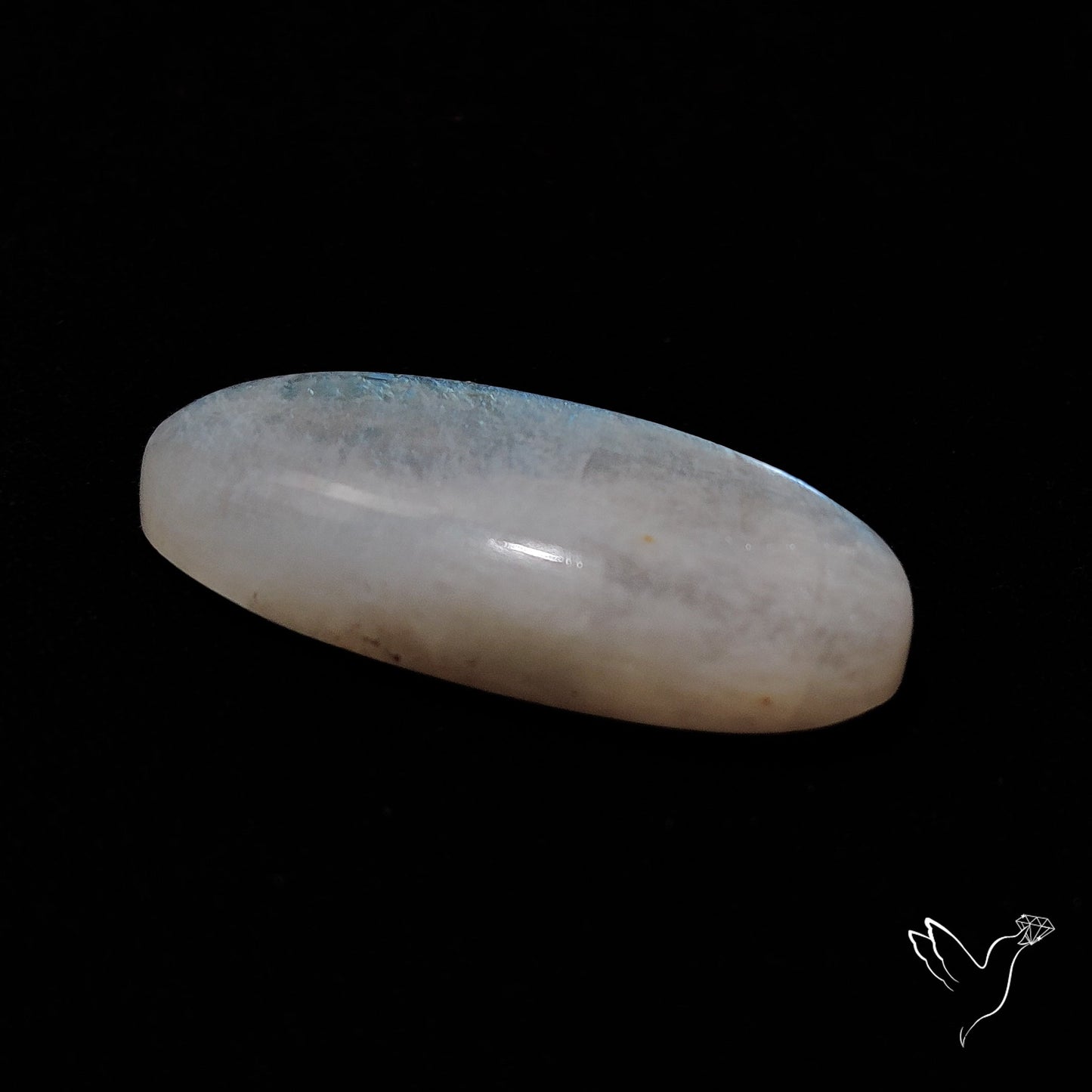 Belomorite Blue Moonstone Cabochon from Russia