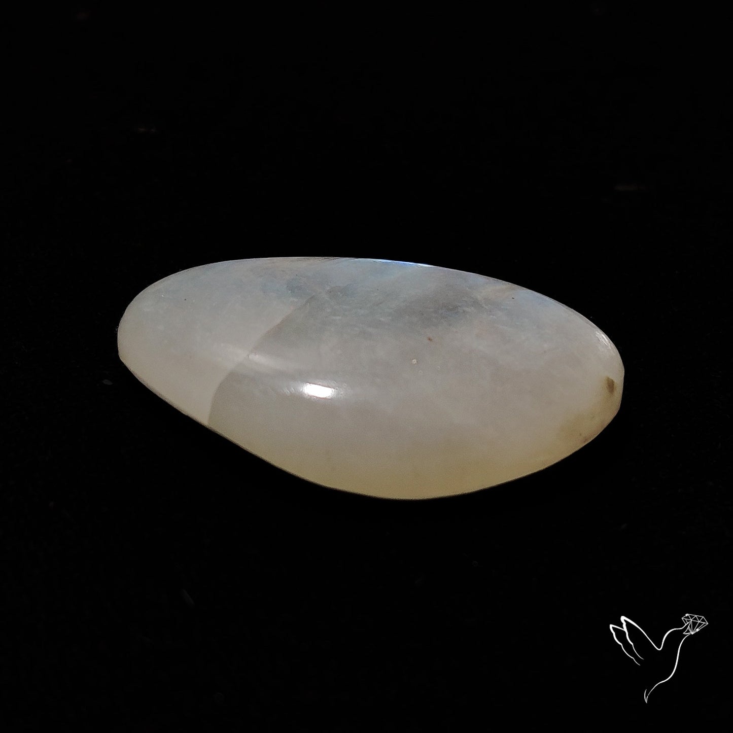 Belomorite Blue Moonstone Cabochon from Russia