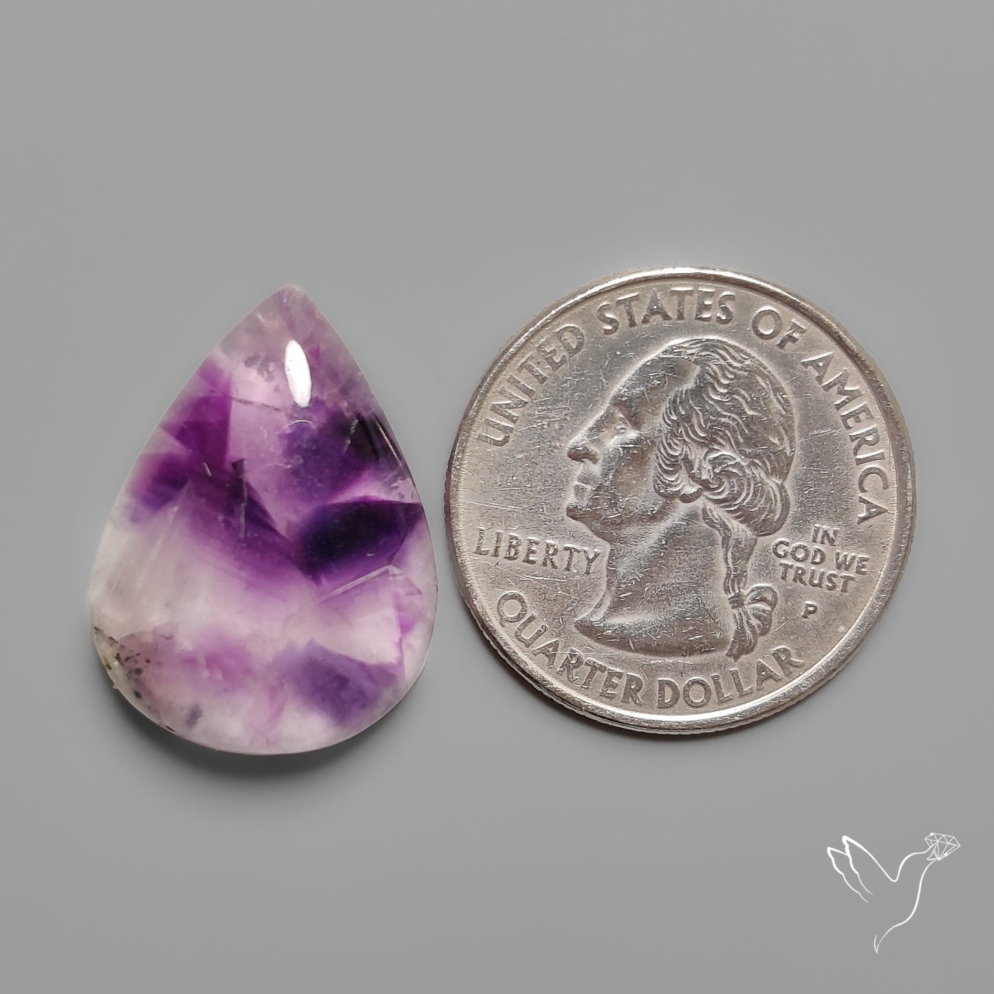 Trapiche Amethyst Cabochon