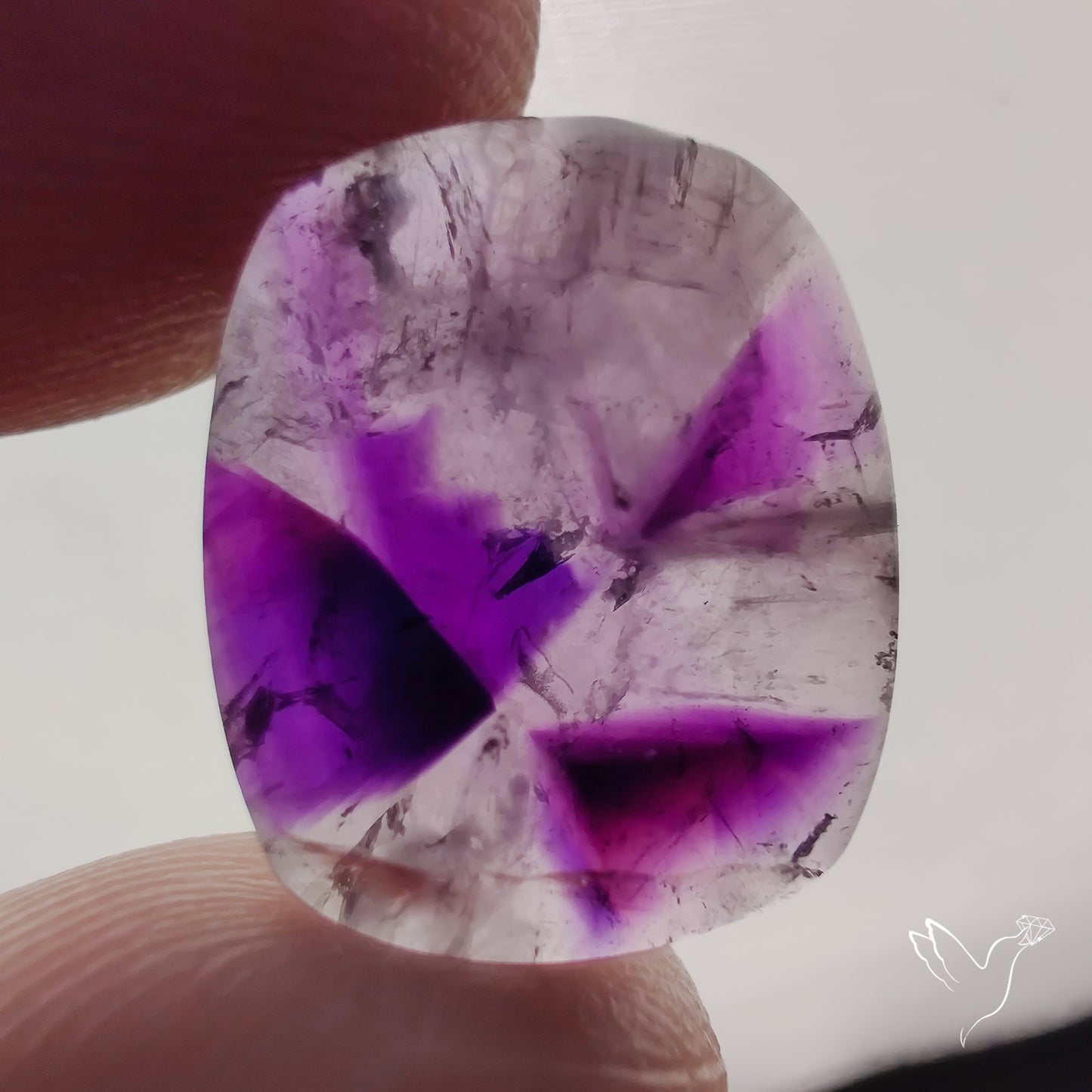 Trapiche Amethyst Cabochon