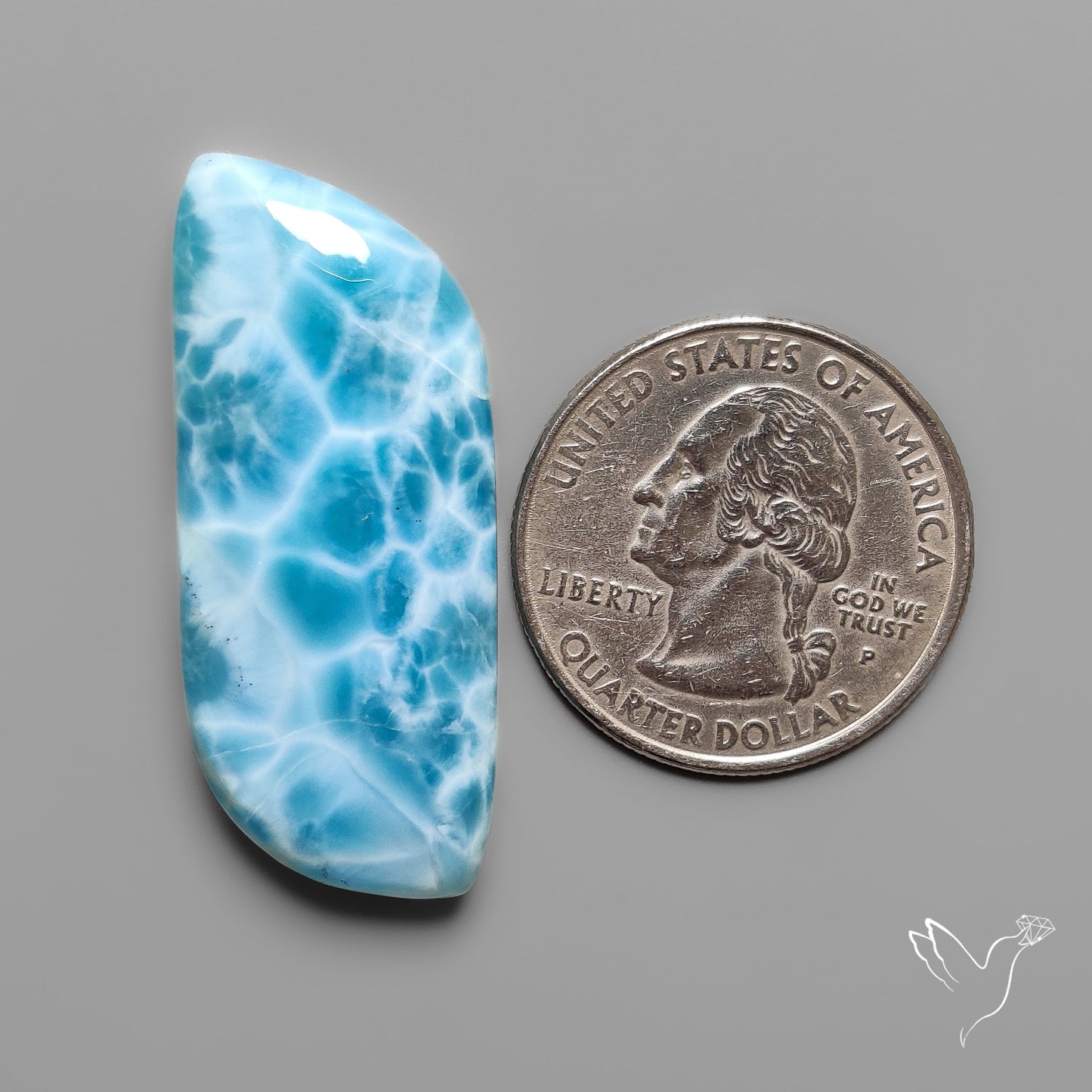 Larimar Cabochon AAA Grade