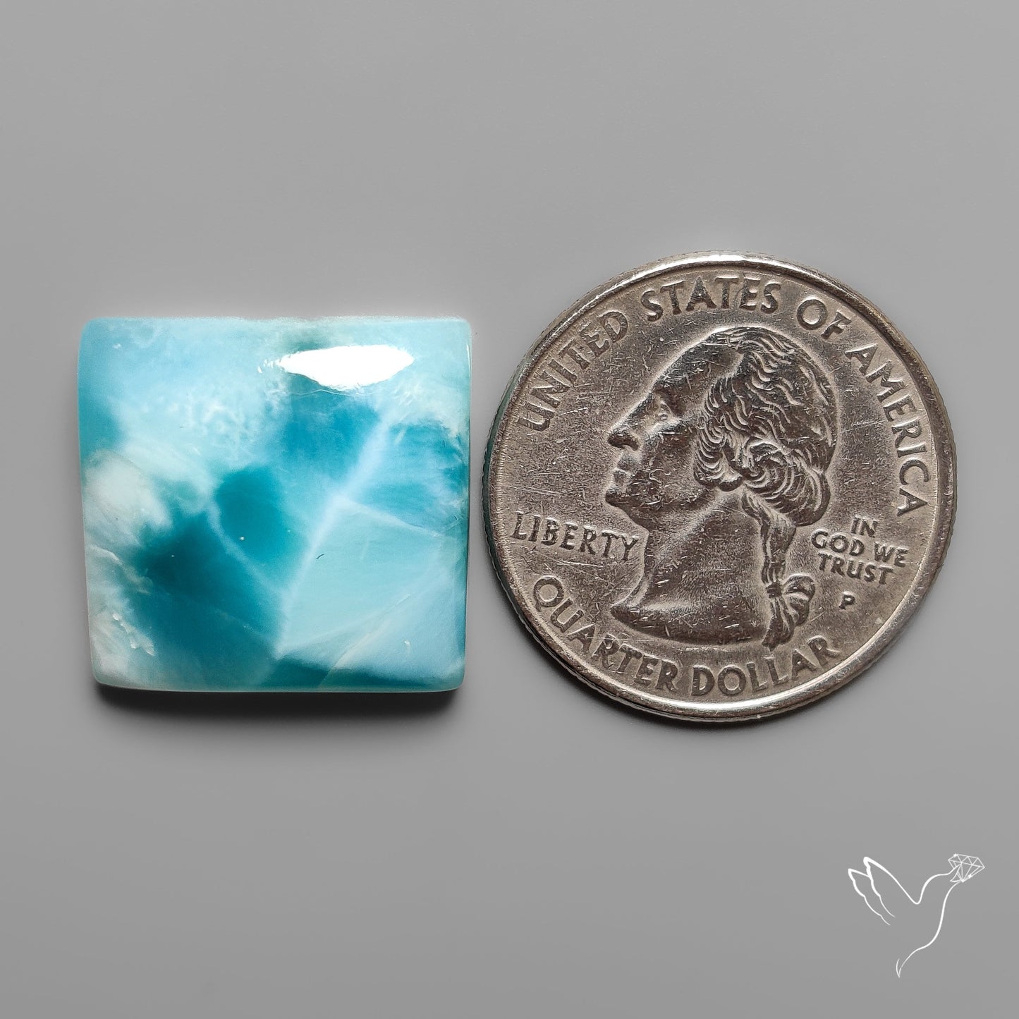 Larimar Cabochon AAA Grade