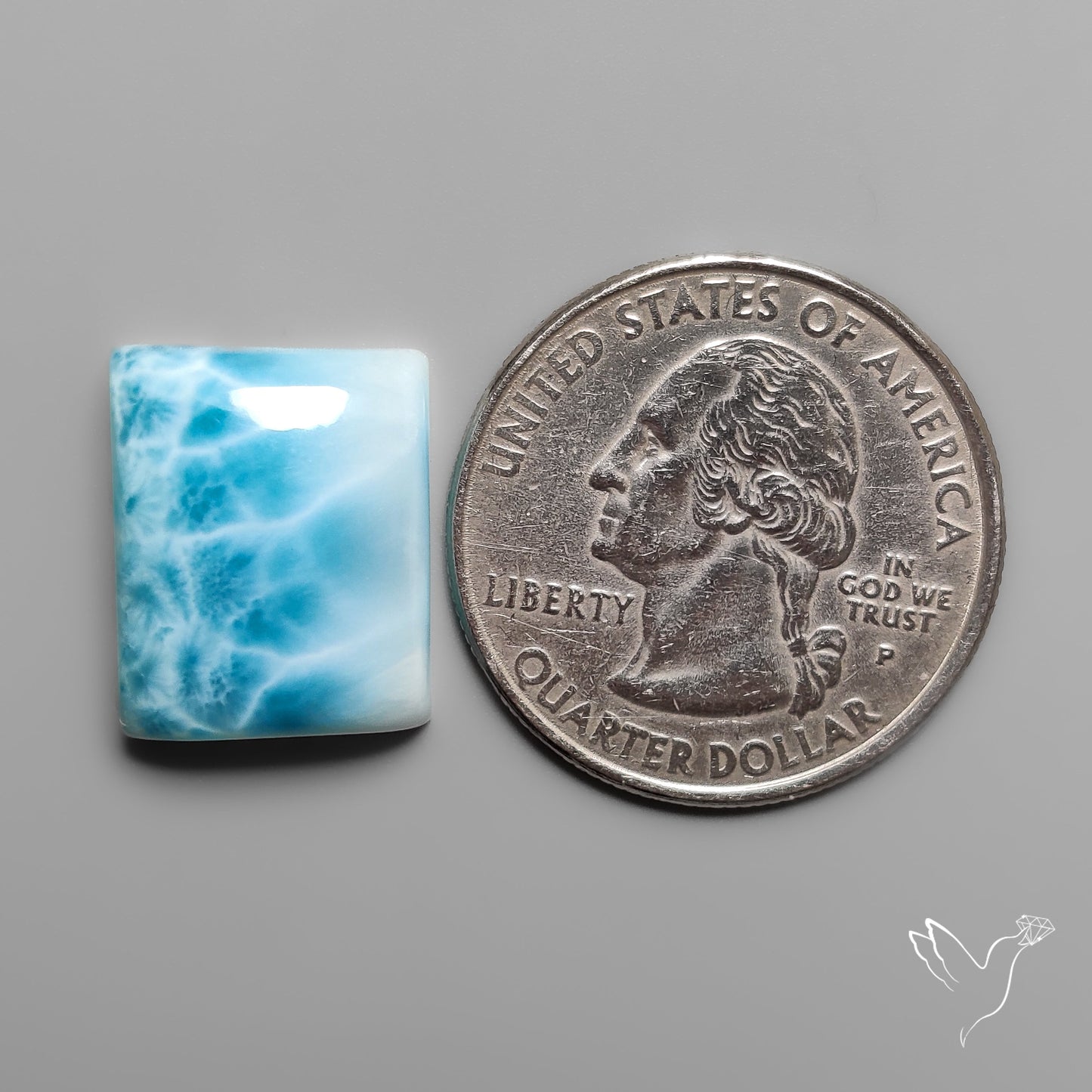 Larimar Cabochon AAA Grade