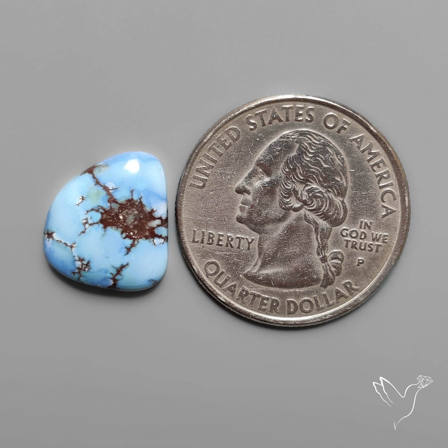Golden Hill Turquoise Cabochon Rare