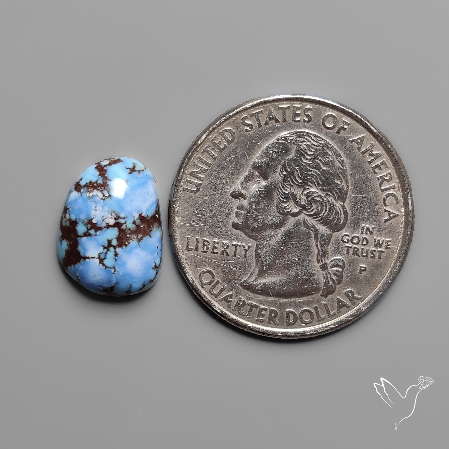 Golden Hill Turquoise Cabochon Rare