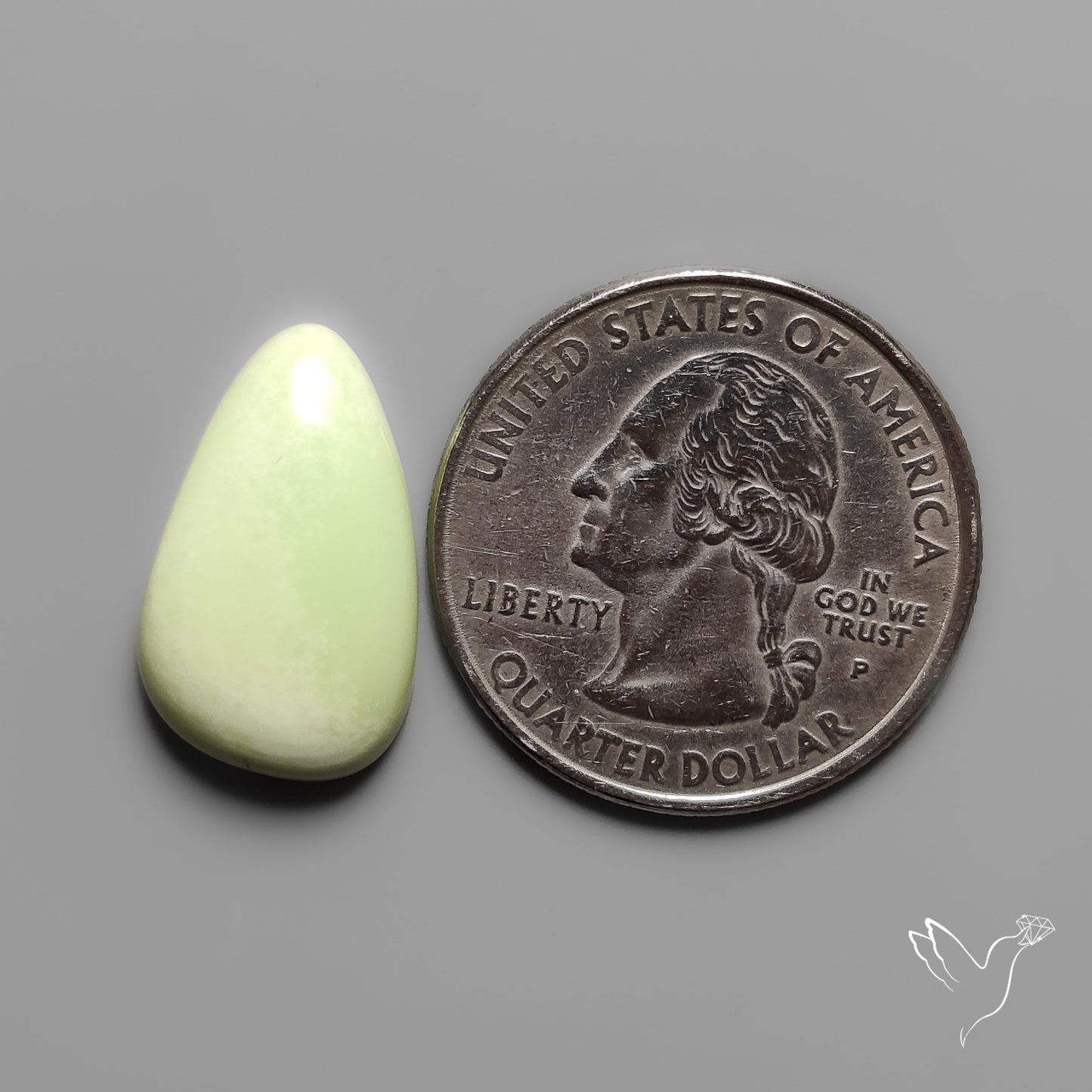 Lemon Chrysoprase Cabochon
