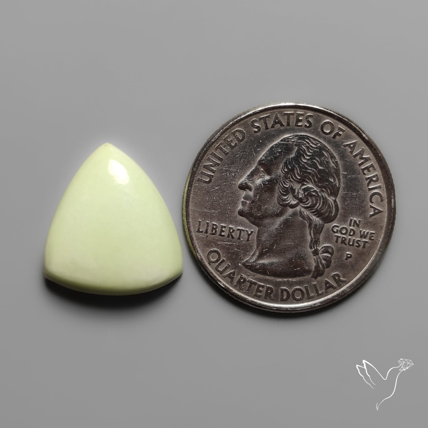 Lemon Chrysoprase Cabochon