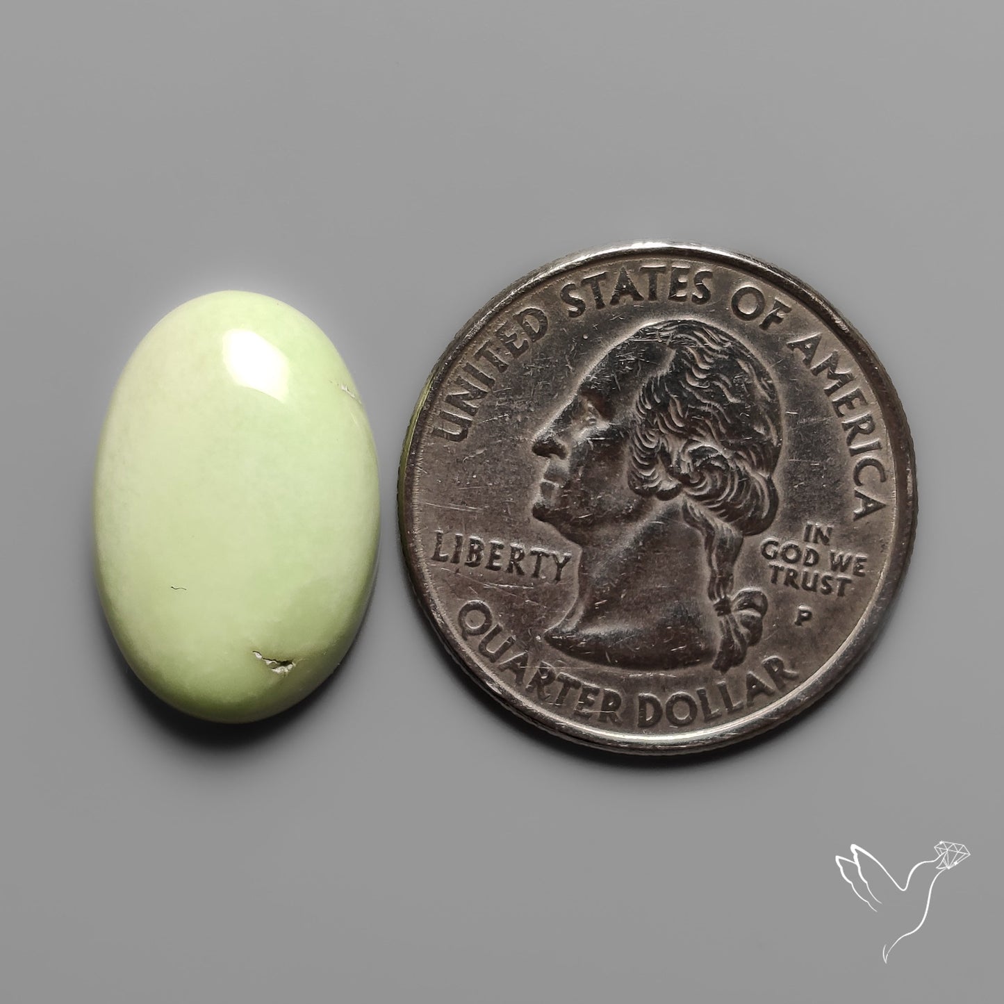 Lemon Chrysoprase Cabochon