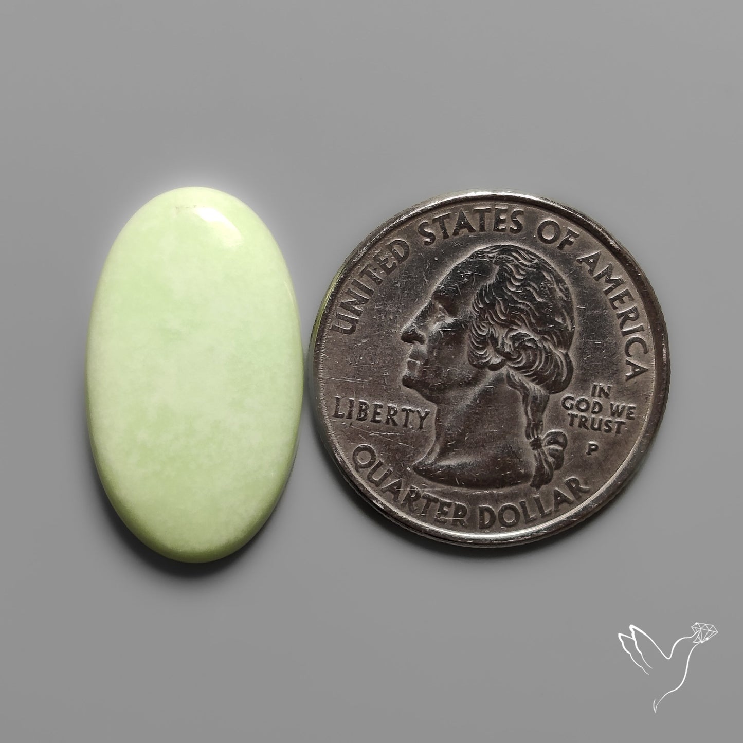 Lemon Chrysoprase Cabochon