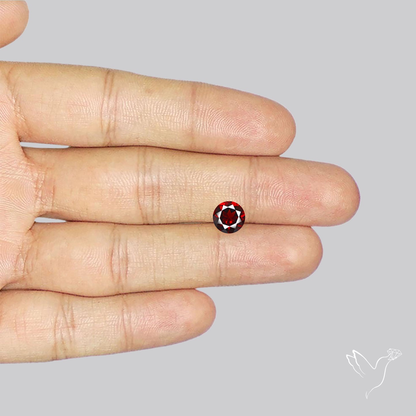 Mozambique Garnet Faceted Fine Gemstone